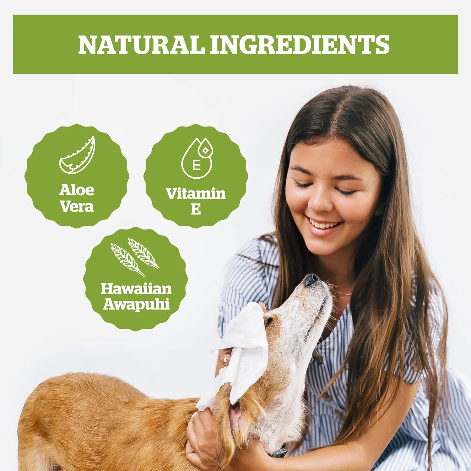 دستمال مرطوب سگ پوگی - 400 عدد دستمال مرطوب سگ برای تمیز کردن و خوشبو کردن - دستمال مرطوب گیاهی و ضد حساسیت برای سگ ها، دستمال مرطوب توله سگ - دستمال مرطوب حمام سریع سگ برای پنجه ها، باسن و بدن - بدون عطر