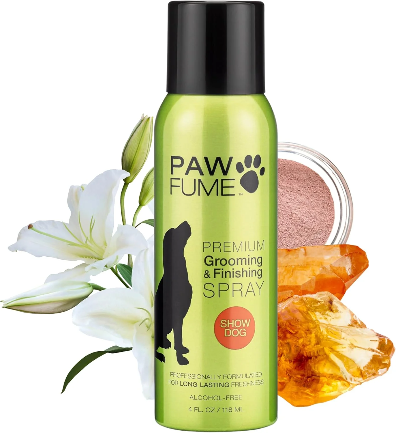 اسپری خوشبو کننده سگ Paw Fume، اسپری نظافت ممتاز، عطر سگ - اسپری خوشبو کننده سگ با ماندگاری طولانی - اسپری عطر سگ با ماندگاری طولانی بعد از حمام - اسپری خوشبو کننده سگ (نمایشی)