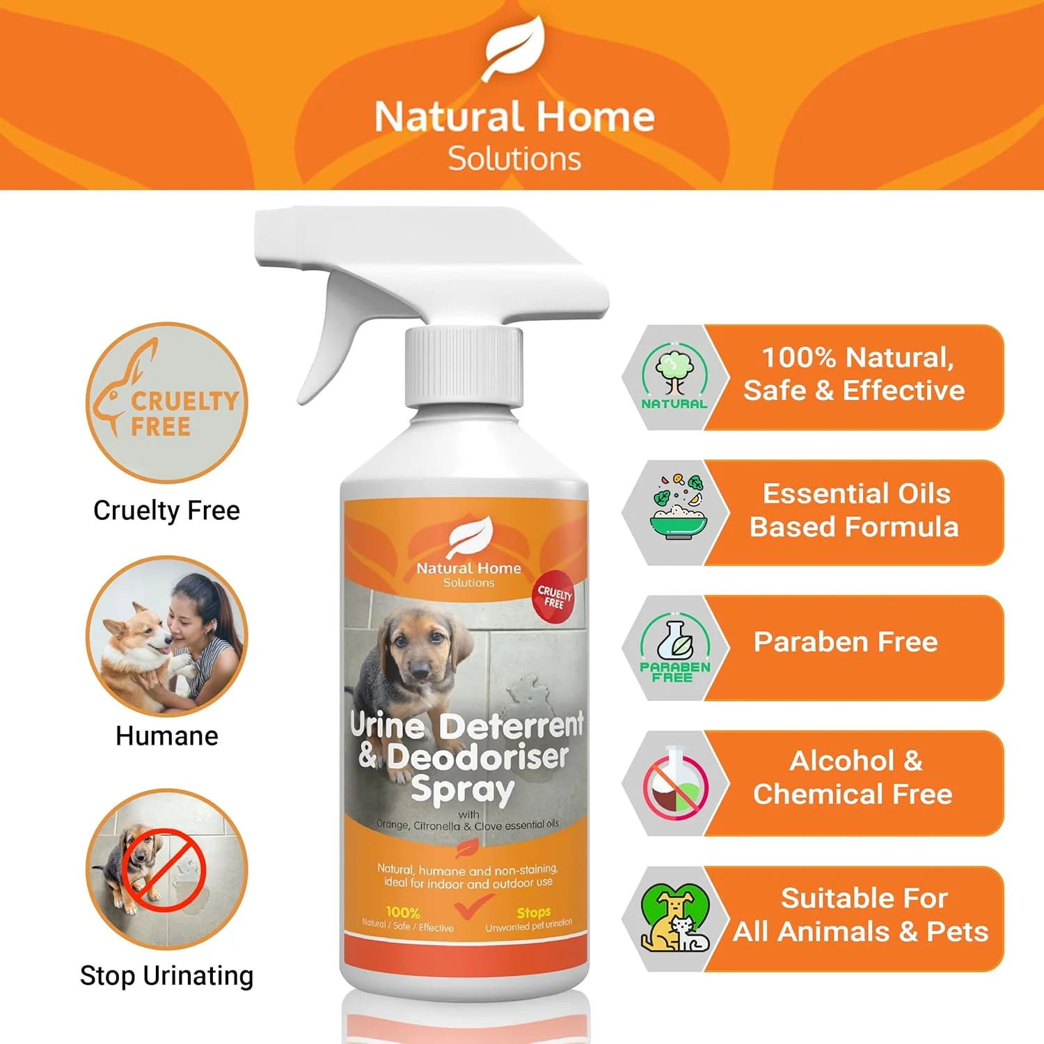 اسپری دافع و خوشبو کننده ادرار 1 لیتری نچرال هوم سولوشنز، متوقف کننده ادرار سگ و گربه، جلوگیری از علامت گذاری مکرر سگ و گربه در داخل و خارج از خانه، نابود کننده آنزیمی 100% طبیعی ادرار اسپری دافع و خوشبو کننده ادرار 1 لیتری نچرال هوم سولوشنز، متوقف کننده ادرار سگ و گربه، جلوگیری از علامت گذاری مکرر سگ و گربه در داخل و خارج از خانه، نابود کننده آنزیمی 100% طبیعی ادرار