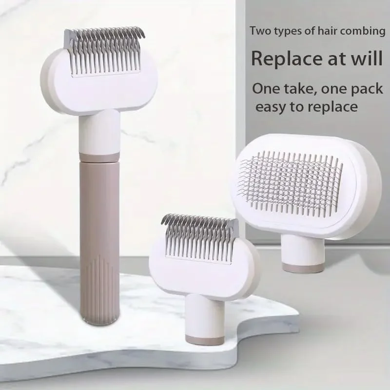 برس حیوانات خانگی MAX-EMA مدل 2 در 1 برای ریزش مو و نظافت - ابزار حذف موی سگ، برس گربه برای موهای کوتاه و بلند، برس حیوانات خانگی ایمن و ملایم روی پوست حیوانات خانگی، موهای شل و گره خورده را از بین می برد. برس حیوانات خانگی MAX-EMA مدل 2 در 1 برای ریزش مو و نظافت - ابزار حذف موی سگ، برس گربه برای موهای کوتاه و بلند، برس حیوانات خانگی ایمن و ملایم روی پوست حیوانات خانگی، موهای شل و گره خورده را از بین می برد.