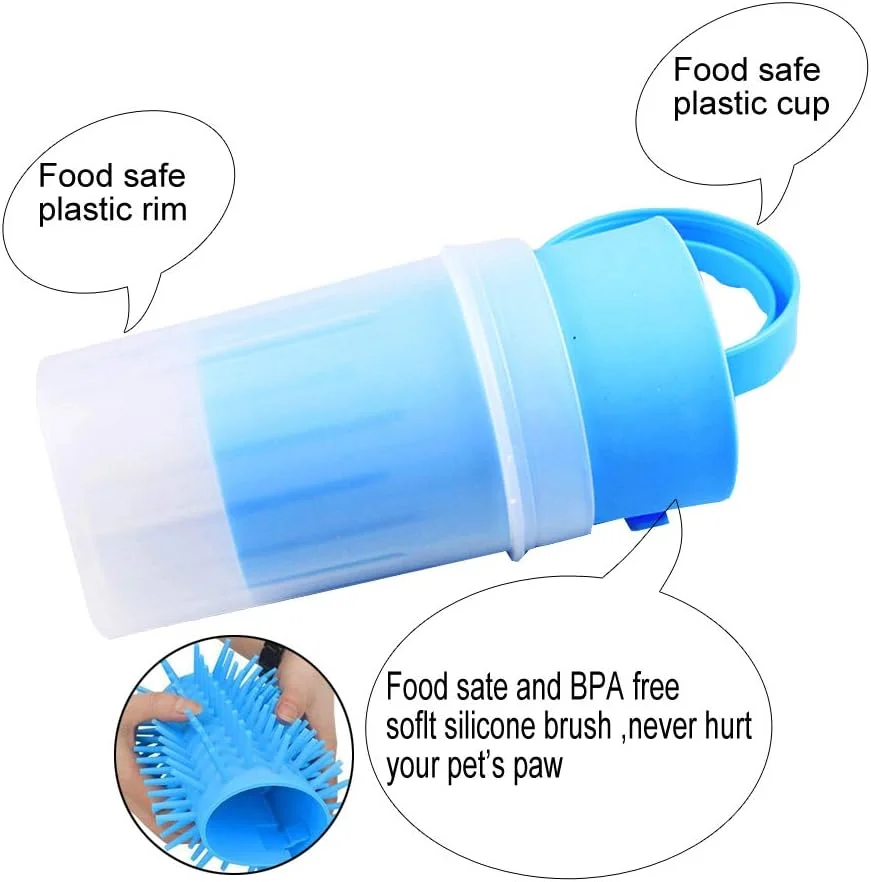 تمیز کننده قابل حمل پنجه سگ Maxbea، کوچک، آبی