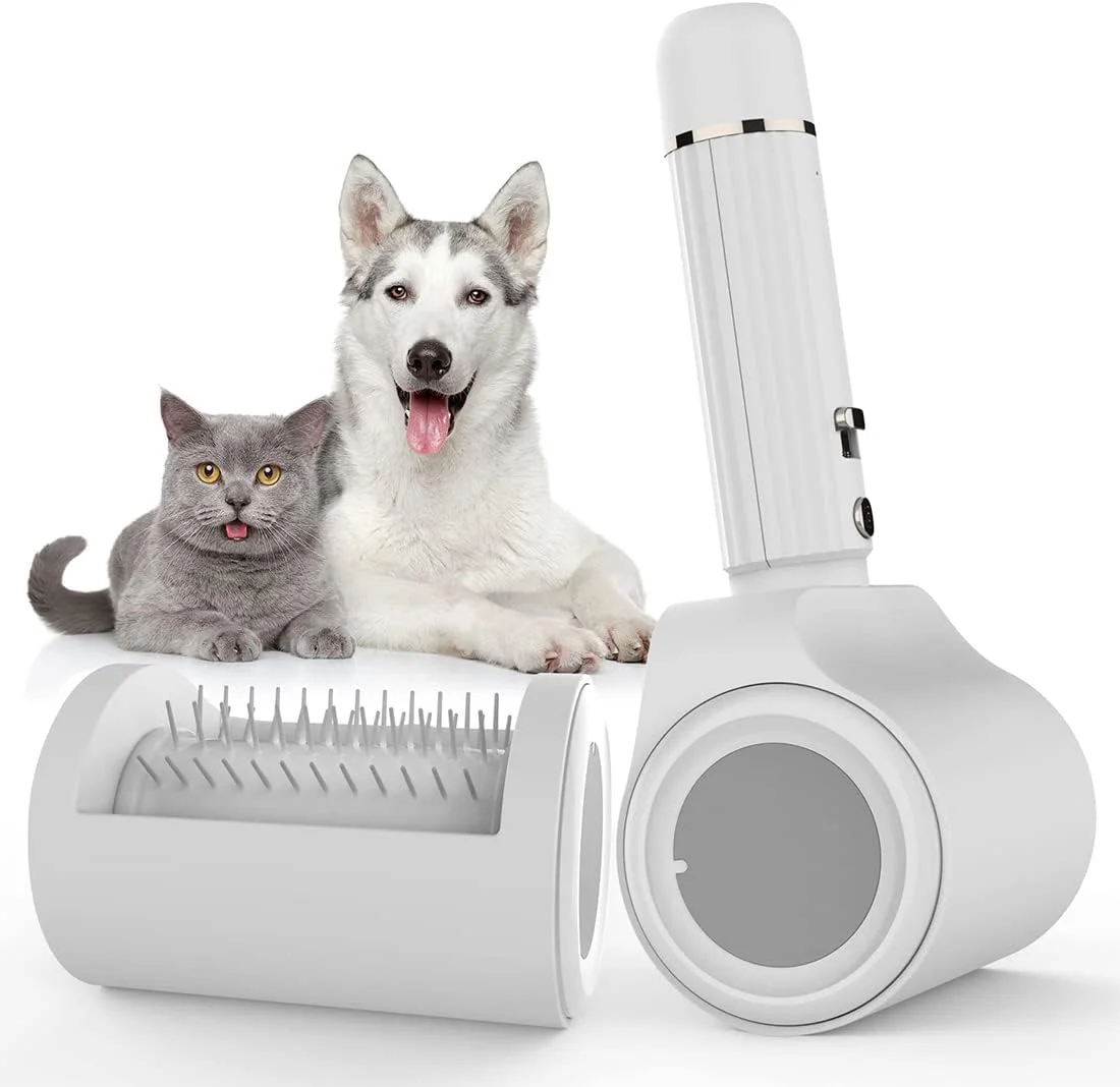 برس برقی حیوانات خانگی KASTWAVE، برس سگ و گربه، برس نظافت برای از بین بردن گره و درهم‌تنیدگی موی سگ و گربه، ابزار حرفه‌ای رفع گره و باز کردن موی حیوانات خانگی، مناسب برای موهای بلند و مجعد