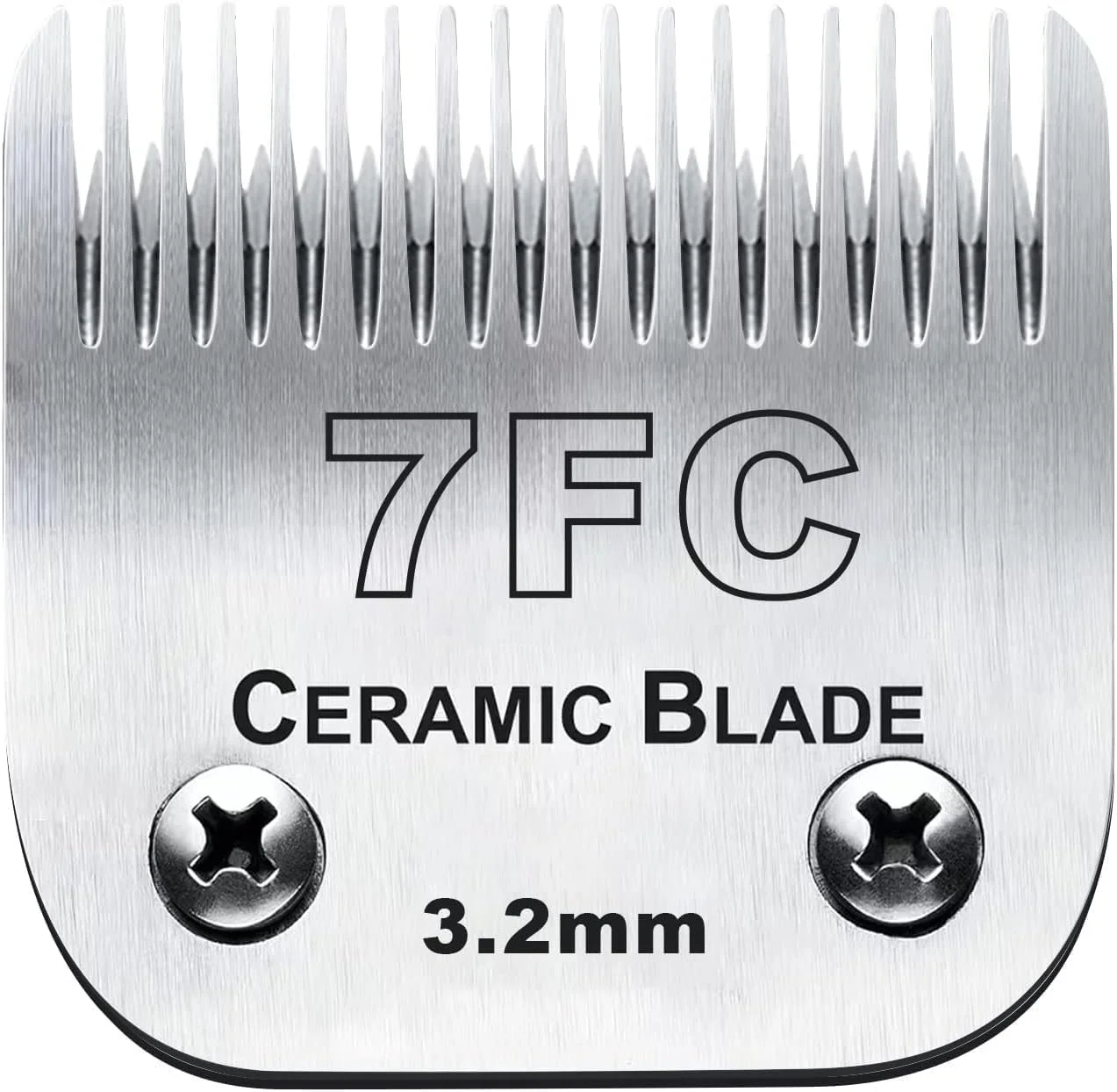 تیغه 7FC ماشین اصلاح سگ Gzbdz سازگار با سری Andis Pet/Oster A5/Wahl KM، تیغه سرامیکی و استیل ضد زنگ