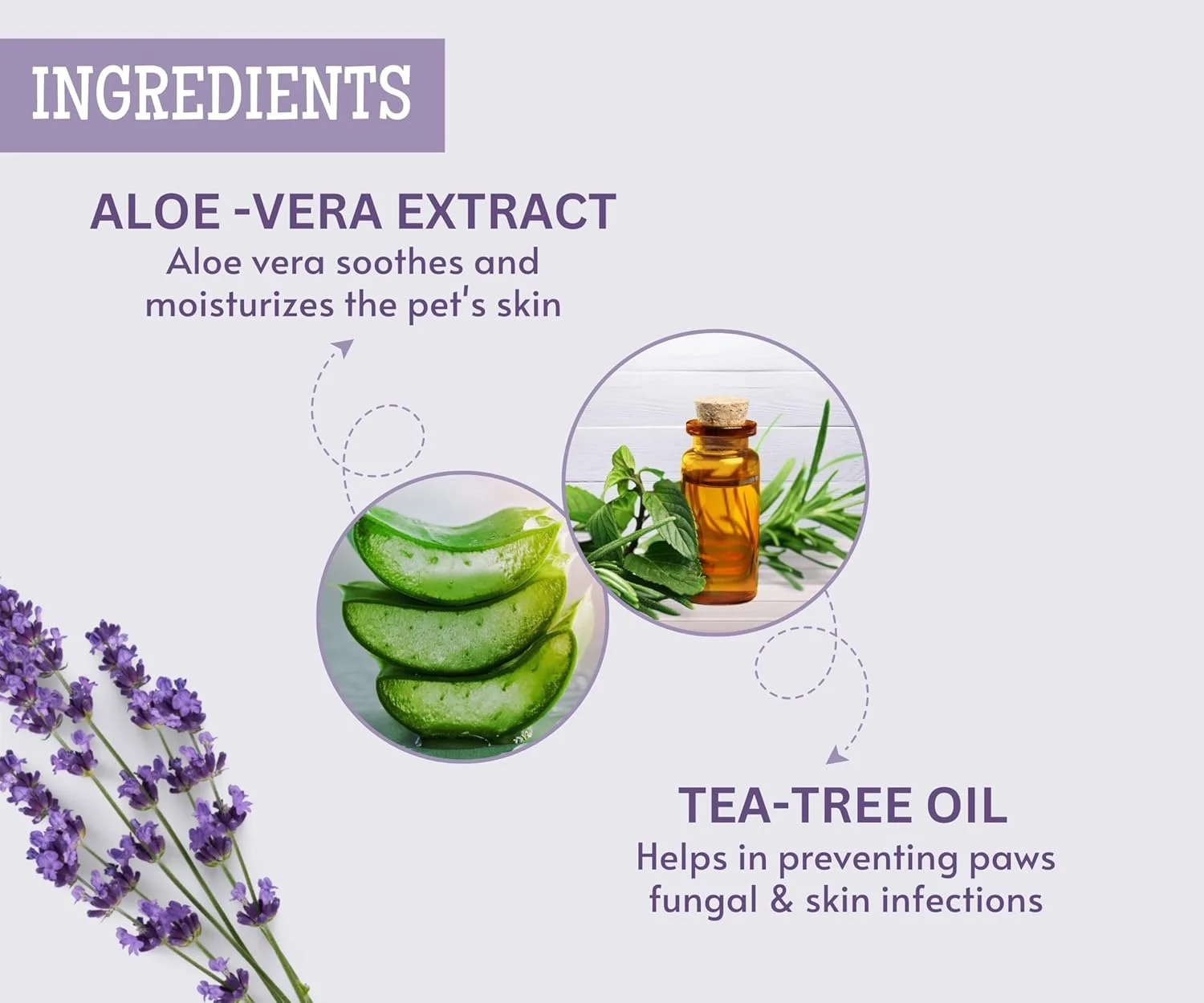 فوم تمیز کننده پنجه سگ Foodie Puppies با برس سیلیکونی - (اسطوخودوس، 150 میلی لیتر) | تمیز کننده پنجه اسطوخودوس برای برس تمیز کننده اسکرابر پای سگ | غنی شده با روغن درخت چای و عصاره آلوئه ورا