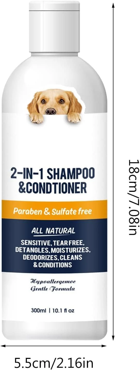 شامپو ضد خارش سگ و گربه FDTY با نرم کننده گیاهی سگ، کمک به کاهش خارش و لوسیون مرطوب کننده با ماندگاری طولانی شامپو ضد خارش سگ و گربه FDTY با نرم کننده گیاهی سگ، کمک به کاهش خارش و لوسیون مرطوب کننده با ماندگاری طولانی