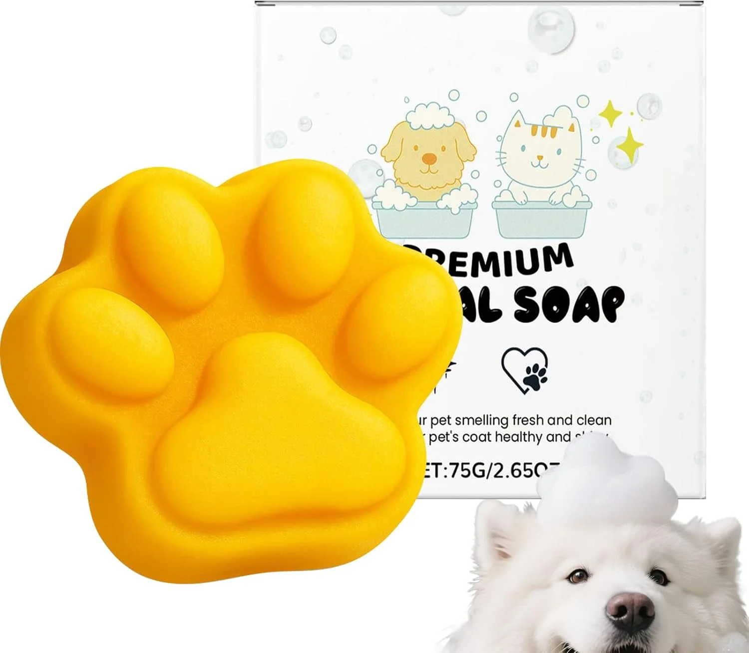 شامپو سگ و گربه مدل Natural Skin وزن 100 گرم
