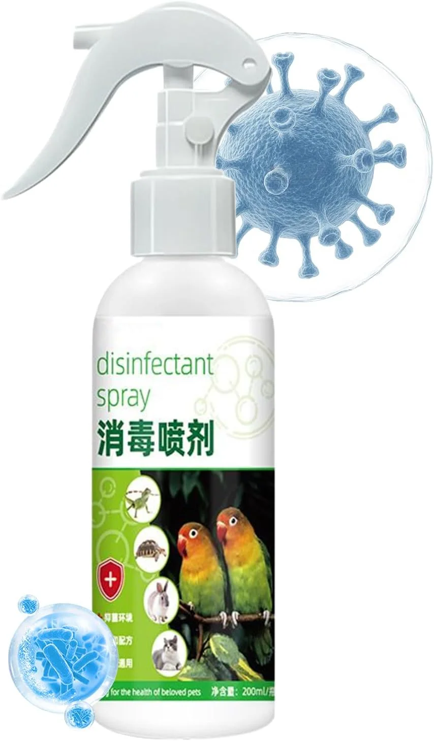 اسپری پرنده، از بین برنده بوی فرش 200 میلی لیتر - اسپری طبیعی و طراوت بخش برای بوی ادرار قفس، نشیمنگاه طوطی و عروس هلندی، فرش خانه توله سگ و بچه گربه اسپری پرنده، از بین برنده بوی فرش 200 میلی لیتر - اسپری طبیعی و طراوت بخش برای بوی ادرار قفس، نشیمنگاه طوطی و عروس هلندی، فرش خانه توله سگ و بچه گربه