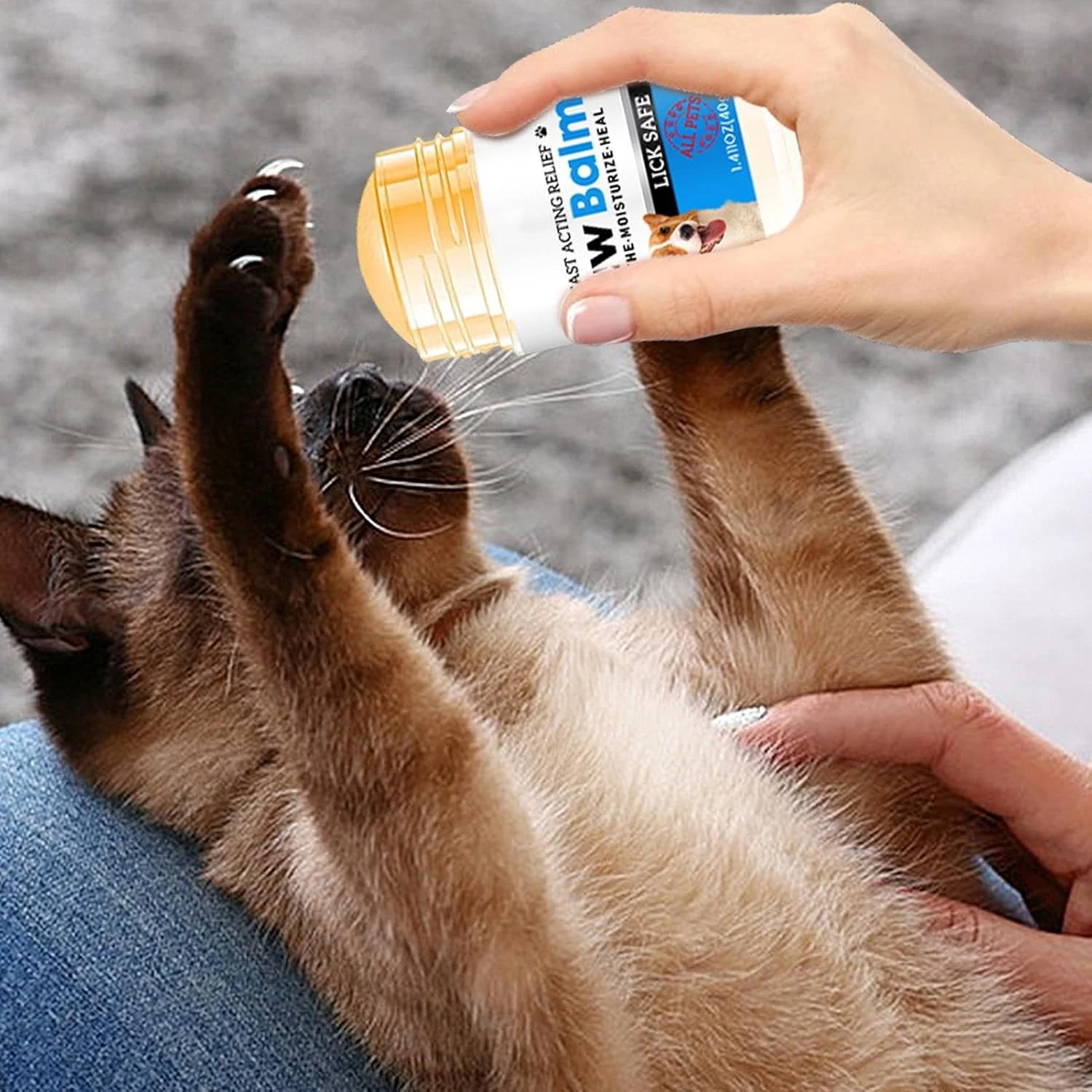 بالم پنجه - کرم مغذی 40 گرم | محافظت از پنجه سگ - برای مراقبت در تمام طول سال از همه نژادها، از ترک خوردگی، خشکی، برف، یخ، نمک، پیاده رو داغ، زمین های ناهموار و زمستان جلوگیری می کند.