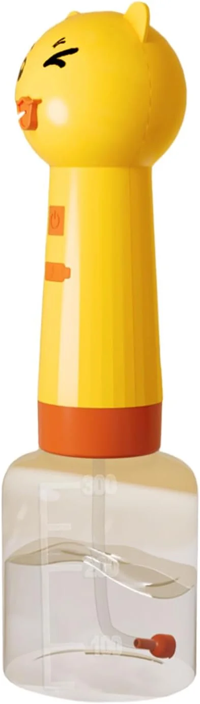 دیسپنسر فوم صابون طرح خرس 350 میلی لیتر، دیسپنسر شامپو برقی برای دوش، اسپری فوم شارژی برای شستشوی گربه، سگ، حیوانات خانگی، توالت، وان حمام، سینک و آشپزخانه