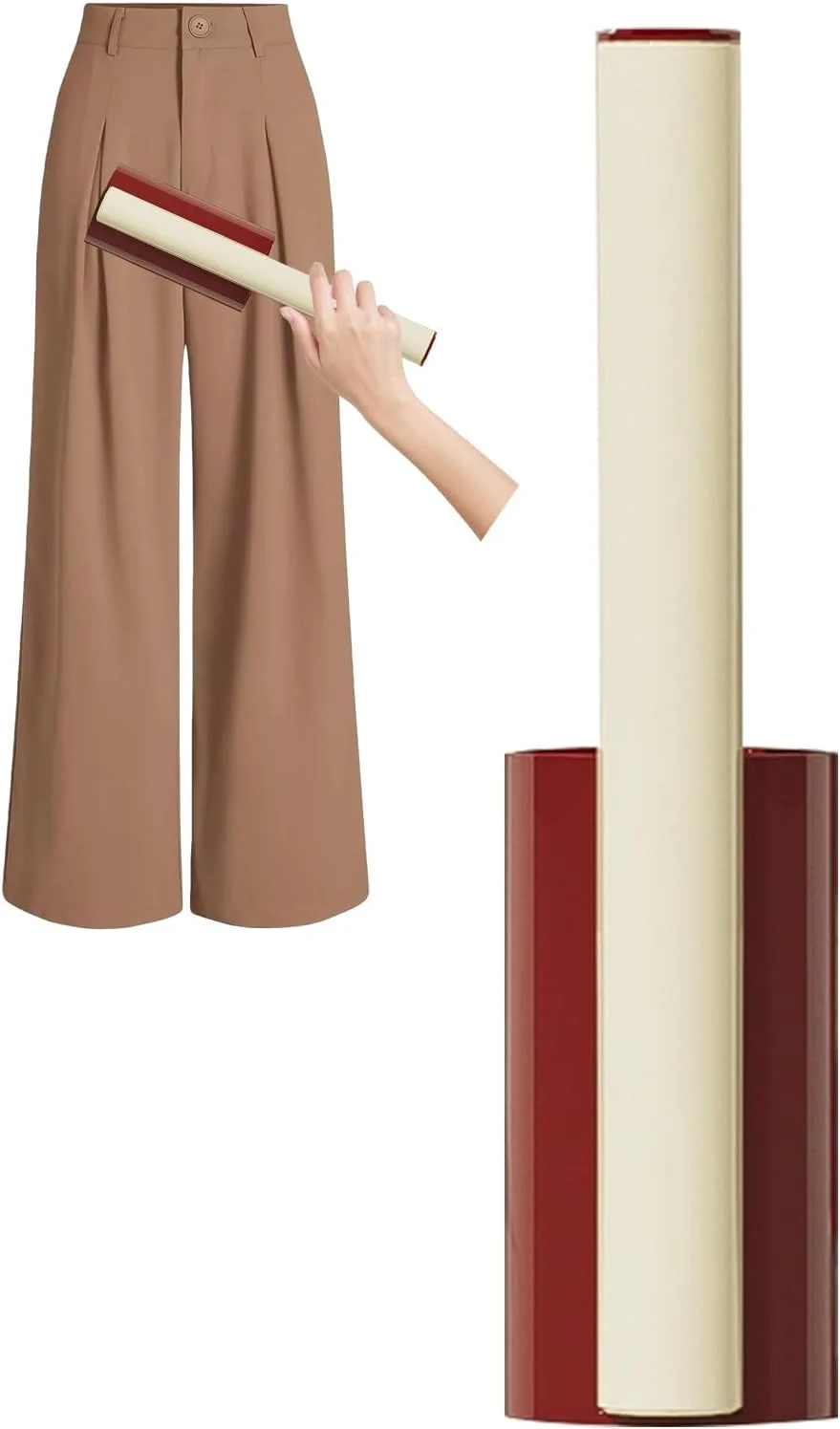 غلتک پرزگیر موی حیوانات خانگی | پاک کننده گرد و غبار قابل حمل | غلتک پرزگیر قابل شستشو و استفاده مجدد | برای لباس، صندلی ماشین، مبلمان، فرش، رختخواب، گربه