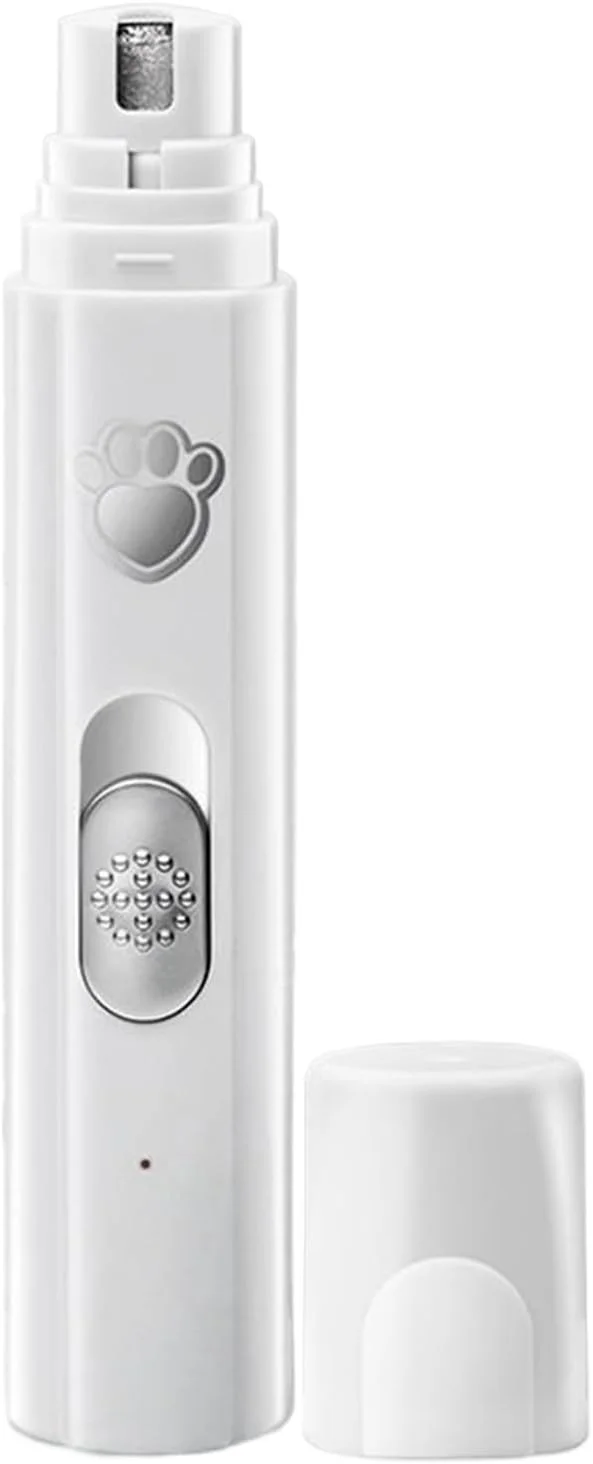 سوهان برقی ناخن سگ - دستگاه پیرایش پنجه شارژی USB برای گربه ها - دستگاه سنگ زنی ناخن حیوانات خانگی برقی ارگونومیک با باتری 500 میلی آمپر ساعتی برای توله سگ و بچه گربه کوچک متوسط
