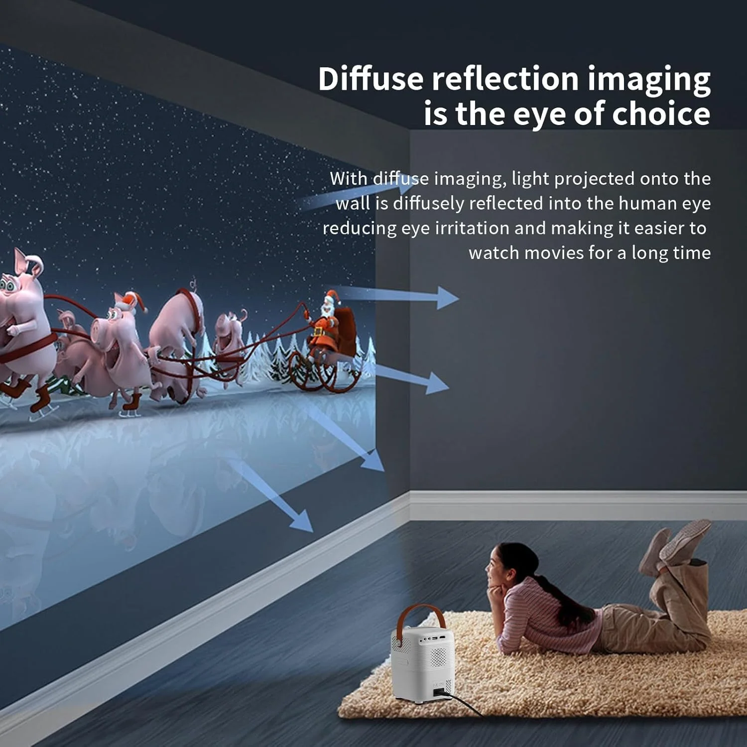 پروژکتور مقرون به صرفه Inder، Umiio Q2، ذوزنقه چهار ضلعی بلوتوثی، فاصله پرتاب 5 متری، رزولوشن 1080P، پروژکتور فیلم قابل حمل در فضای باز سازگار با تلفن هوشمند، HDMI، USB، AV، Fire Stick (سفید) پروژکتور مقرون به صرفه Inder، Umiio Q2، ذوزنقه چهار ضلعی بلوتوثی، فاصله پرتاب 5 متری، رزولوشن 1080P، پروژکتور فیلم قابل حمل در فضای باز سازگار با تلفن هوشمند، HDMI، USB، AV، Fire Stick (سفید)