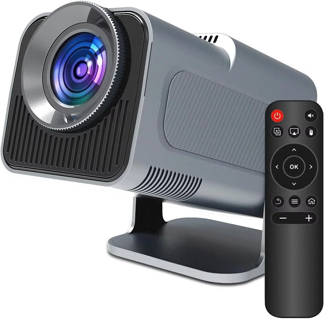 پروژکتور سینمای قابل حمل 4K اندروید 11 1080P 390ANSI HY320 با وای فای دوگانه 6 BT5.0 1920 * 1080P پروژکتورهای هوشمند HY320 با چرخش 180 درجه و 18000 لومن پروژکتور سینمای قابل حمل 4K اندروید 11 1080P 390ANSI HY320 با وای فای دوگانه 6 BT5.0 1920 * 1080P پروژکتورهای هوشمند HY320 با چرخش 180 درجه و 18000 لومن