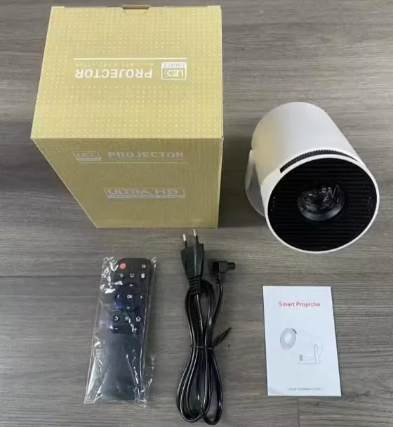 پروژکتور هوشمند مینی 4K مدل HY300 PRO، وای فای 6 5G، بلوتوث 5.0، چرخش 180 درجه، پروژکتور ویدئویی خانگی قابل حمل پروژکتور هوشمند مینی 4K مدل HY300 PRO، وای فای 6 5G، بلوتوث 5.0، چرخش 180 درجه، پروژکتور ویدئویی خانگی قابل حمل