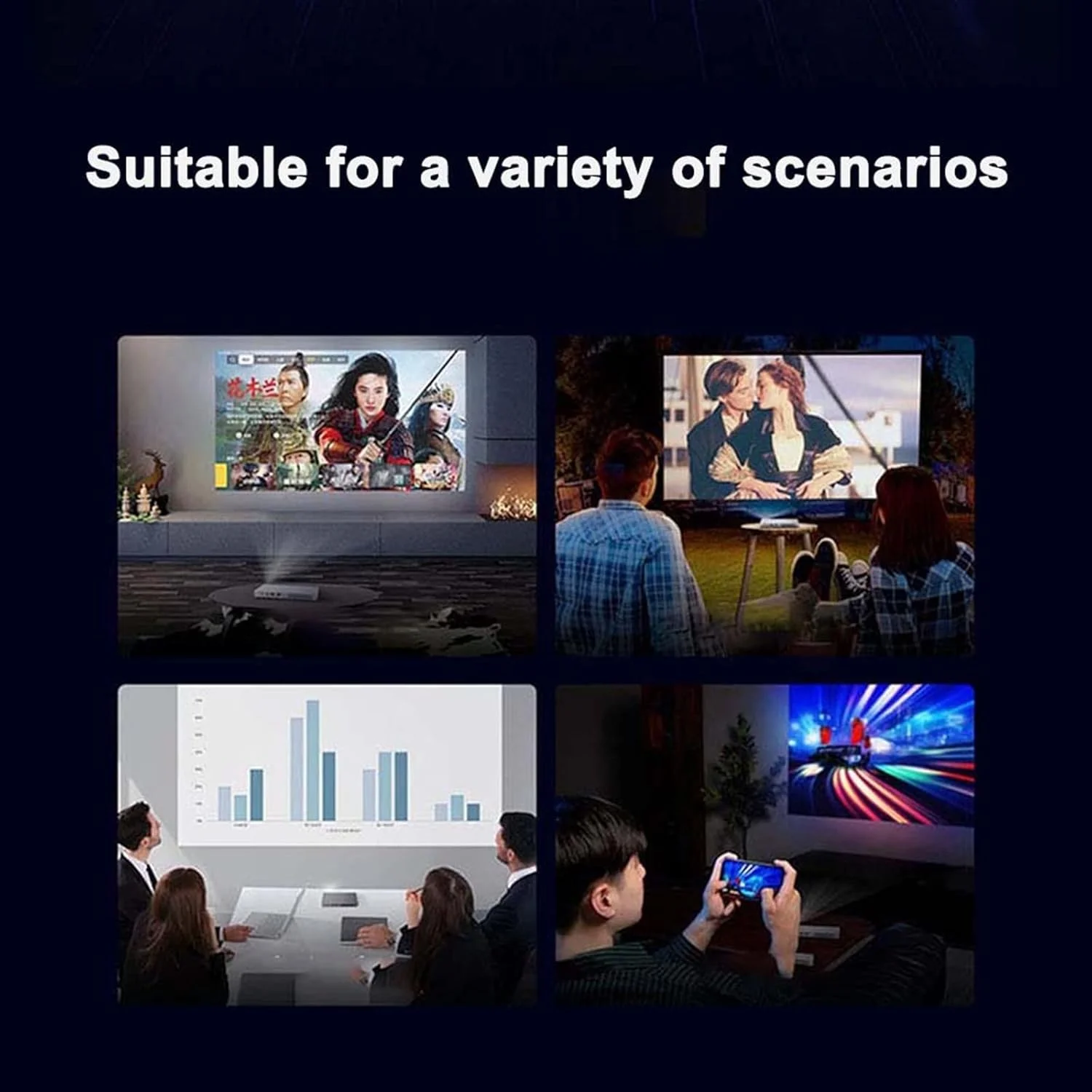 پروژکتور قابل حمل HODORE، پروژکتور لیزری مینی قابل حمل سینمای خانگی فول اچ دی پروژکتور قابل حمل HODORE، پروژکتور لیزری مینی قابل حمل سینمای خانگی فول اچ دی