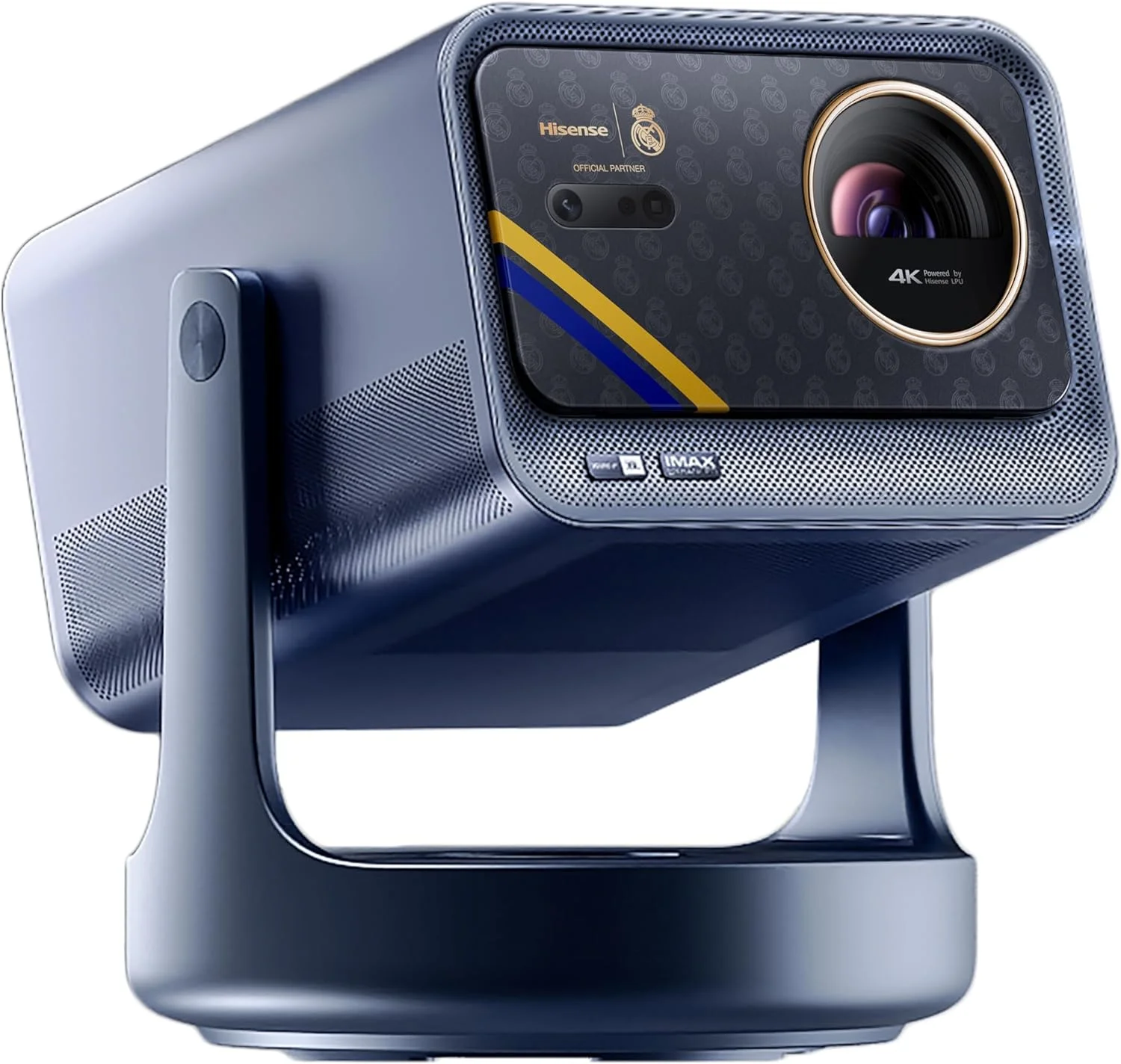 پروژکتور لیزری مینی قابل حمل هایسنس C2 Ultra Real Madrid Edition 4K UHD Triple Color RGB، 65 تا 300 اینچ، 3000 انسی لومن، 110% BT.2020 طیف رنگی گسترده، Dolby Vision، صدا از JBL، نتفلیکس، WIFI 6E پروژکتور لیزری مینی قابل حمل هایسنس C2 Ultra Real Madrid Edition 4K UHD Triple Color RGB، 65 تا 300 اینچ، 3000 انسی لومن، 110% BT.2020 طیف رنگی گسترده، Dolby Vision، صدا از JBL، نتفلیکس، WIFI 6E