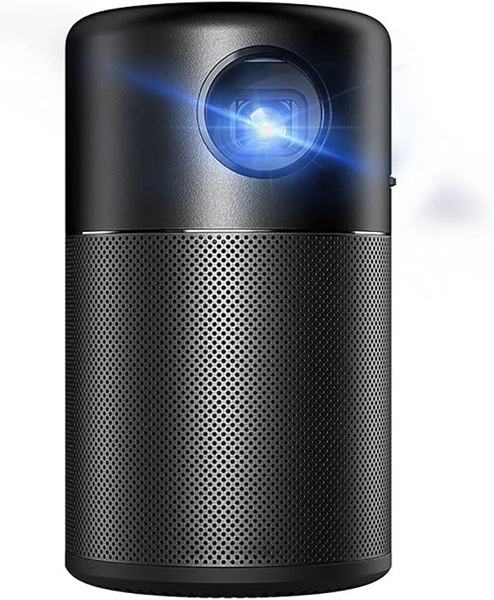 پروژکتور میکرو هوشمند HANZALA، دستگاه پروژکتور قابل حمل، چند منظوره در یک، دارای صدای HiFi داخلی، قابلیت پخش از تلفن همراه، مشکی پروژکتور میکرو هوشمند HANZALA، دستگاه پروژکتور قابل حمل، چند منظوره در یک، دارای صدای HiFi داخلی، قابلیت پخش از تلفن همراه، مشکی