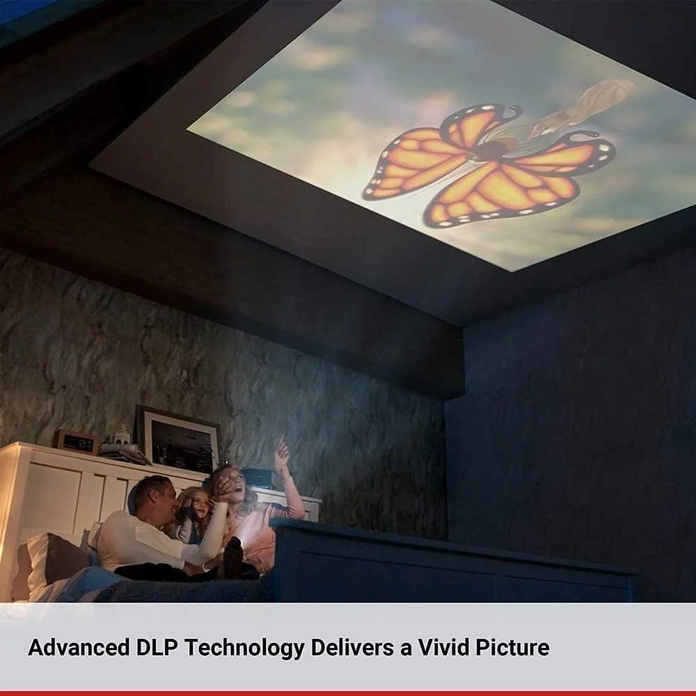 پروژکتور میکرو هوشمند HANZALA، دستگاه پروژکتور قابل حمل، چند منظوره در یک، دارای صدای HiFi داخلی، قابلیت پخش از تلفن همراه، مشکی پروژکتور میکرو هوشمند HANZALA، دستگاه پروژکتور قابل حمل، چند منظوره در یک، دارای صدای HiFi داخلی، قابلیت پخش از تلفن همراه، مشکی