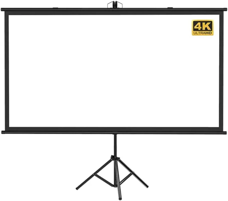 پرده نمایش پروژکتور 100 اینچی Hanaiette با پایه، 4:3 HD 4K تاشو مناسب فضای داخلی و خارجی با فریم، صفحه نمایش سه پایه ضد چروک جمع شونده خودکار برای سینمای خانگی اداری (203x152 سانتی متر) پرده نمایش پروژکتور 100 اینچی Hanaiette با پایه، 4:3 HD 4K تاشو مناسب فضای داخلی و خارجی با فریم، صفحه نمایش سه پایه ضد چروک جمع شونده خودکار برای سینمای خانگی اداری (203x152 سانتی متر)