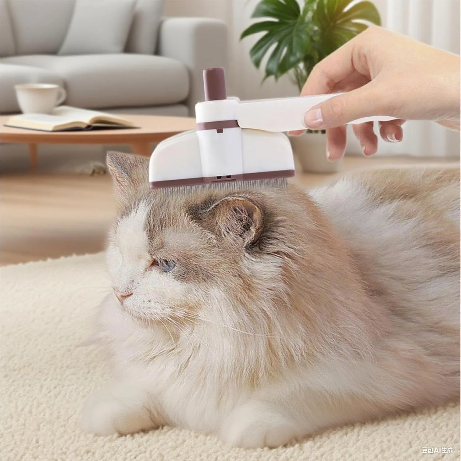 شانه سگ | شانه چرخشی برای سگ ها، برس حیوانات خانگی دندانه ریز حرفه ای برای بچه گربه، توله سگ، خرگوش، مراقبت از فصل ریزش مو در داخل خانه شانه سگ | شانه چرخشی برای سگ ها، برس حیوانات خانگی دندانه ریز حرفه ای برای بچه گربه، توله سگ، خرگوش، مراقبت از فصل ریزش مو در داخل خانه