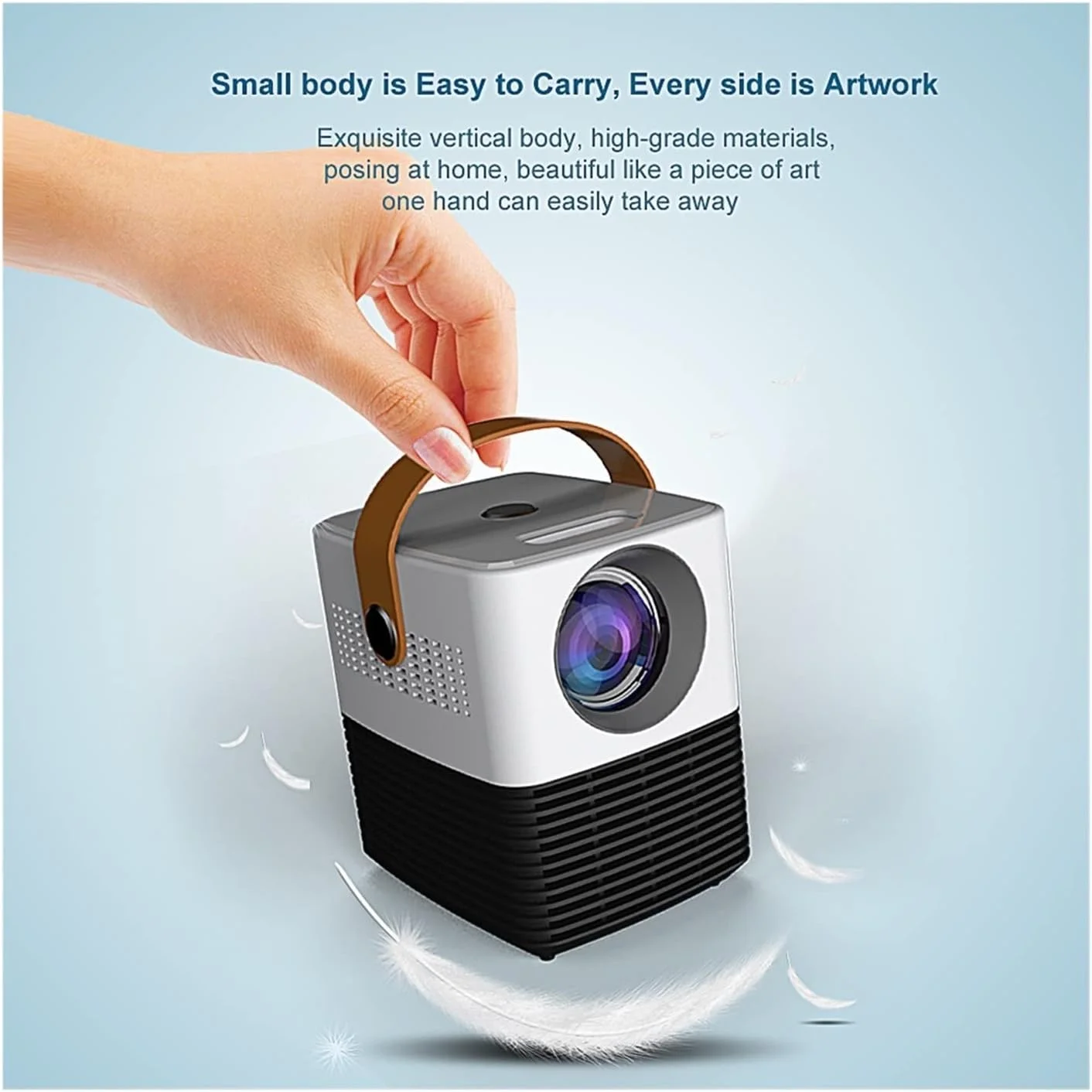 پروژکتور هالووین HANZALA مینی قابل حمل مکعبی کوچک هوشمند وای فای HD LED LCD سینمای خانگی برای استفاده در سینماهای خانگی، بازی های ویدیویی، مهمانی ها و فعالیت های خارج از منزل (نسخه اندروید) پروژکتور هالووین HANZALA مینی قابل حمل مکعبی کوچک هوشمند وای فای HD LED LCD سینمای خانگی برای استفاده در سینماهای خانگی، بازی های ویدیویی، مهمانی ها و فعالیت های خارج از منزل (نسخه اندروید)