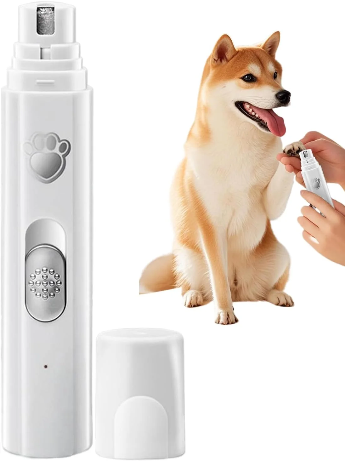 سوهان ناخن برقی سگ | ماشین اصلاح ناخن پنجه با شارژ USB برای گربه ها، ابزار پیرایش ناخن حیوانات خانگی برقی 2 سرعته با باتری 500 میلی آمپر ساعتی برای توله سگ و بچه گربه کوچک، بزرگ و متوسط سوهان ناخن برقی سگ | ماشین اصلاح ناخن پنجه با شارژ USB برای گربه ها، ابزار پیرایش ناخن حیوانات خانگی برقی 2 سرعته با باتری 500 میلی آمپر ساعتی برای توله سگ و بچه گربه کوچک، بزرگ و متوسط