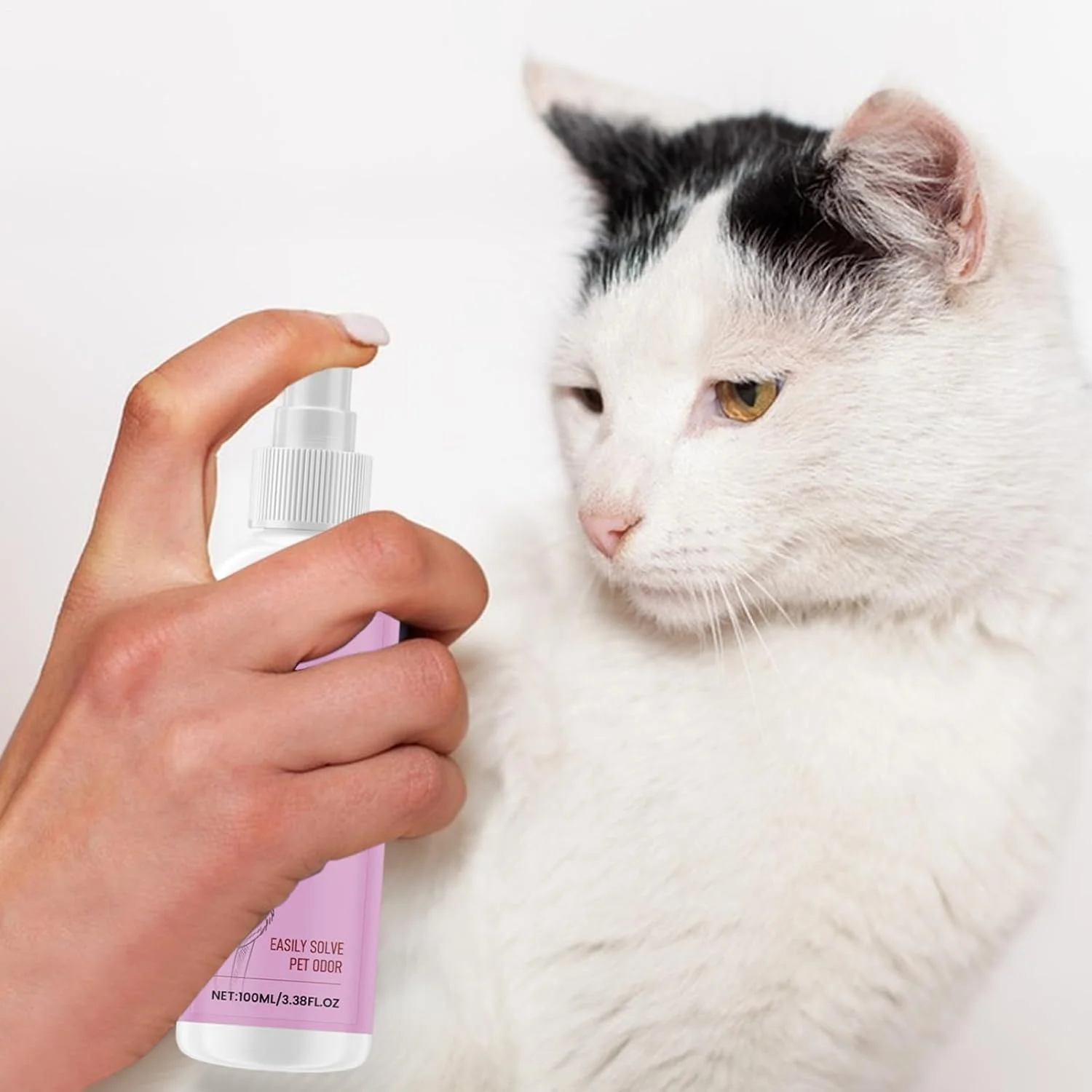 از بین برنده بوی حیوانات خانگی برای بوی قوی، از بین برنده ادرار حیوانات خانگی 100 میلی لیتر | اسپری قابل حمل پاک کننده طبیعی با رایحه ماندگار برای پارچه، فرش، خانه، ماشین، مبلمان، کمد، حمام، کف از بین برنده بوی حیوانات خانگی برای بوی قوی، از بین برنده ادرار حیوانات خانگی 100 میلی لیتر | اسپری قابل حمل پاک کننده طبیعی با رایحه ماندگار برای پارچه، فرش، خانه، ماشین، مبلمان، کمد، حمام، کف