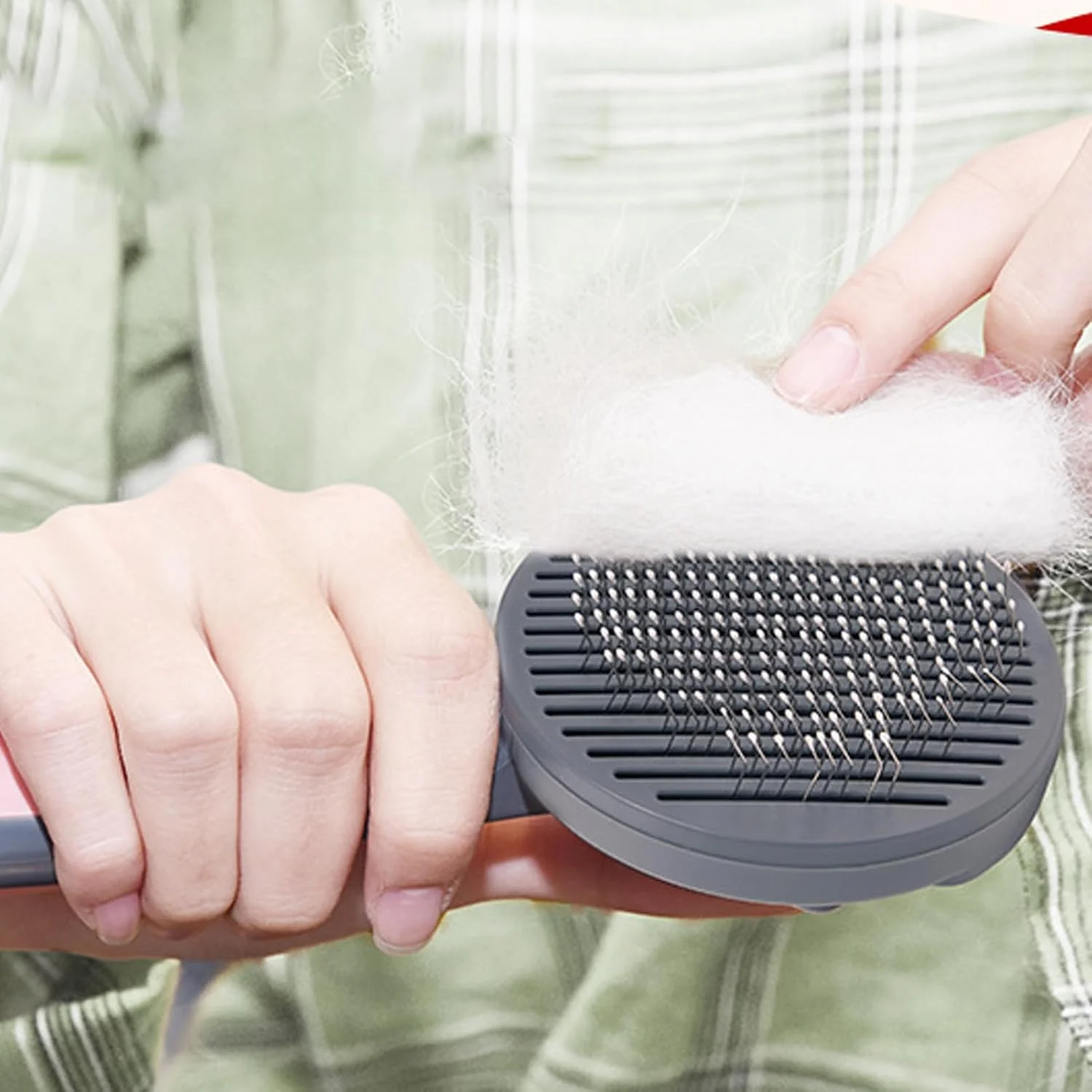 برس نرم کننده سگ - مناسب پوست - شانه حمام ریزش موی حیوانات خانگی | برای سگ، خرگوش، اسب، نژادهای کوچک، متوسط و بزرگ، مناسب استفاده روزانه در خانه و مسافرت