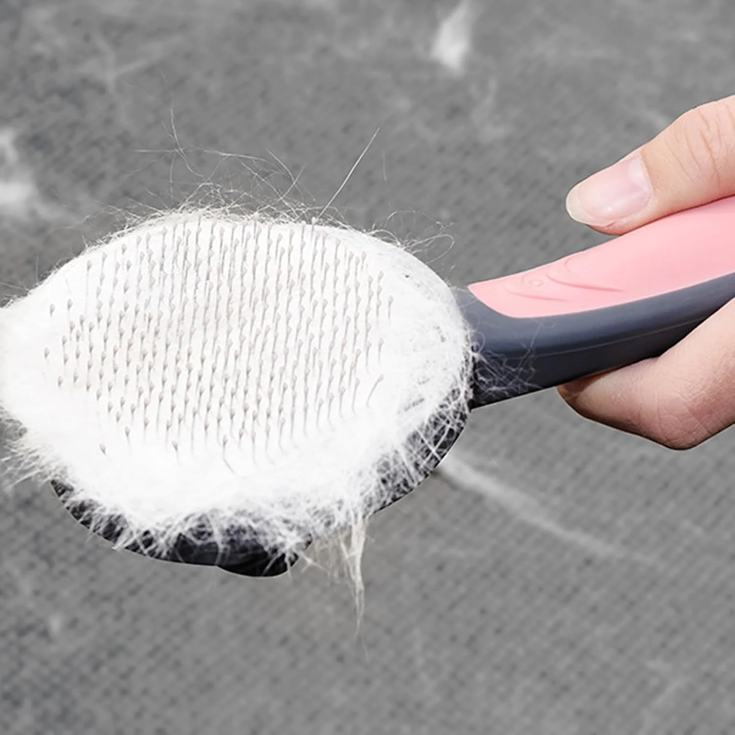 برس نرم کننده سگ - مناسب پوست - شانه حمام ریزش موی حیوانات خانگی | برای سگ، خرگوش، اسب، نژادهای کوچک، متوسط و بزرگ، مناسب استفاده روزانه در خانه و مسافرت