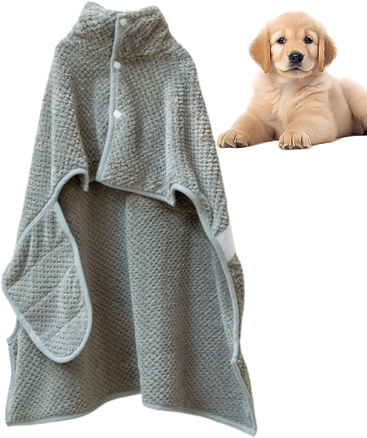 روپوش حمام سگ، کت حیوان خانگی سازگار با پوست | روپوش سگ برای بعد از حمام - مناسب برای توله سگ، بچه گربه، گربه، ساحل، استخر، خانه، مسافرت، حمام کردن، شنا روپوش حمام سگ، کت حیوان خانگی سازگار با پوست | روپوش سگ برای بعد از حمام - مناسب برای توله سگ، بچه گربه، گربه، ساحل، استخر، خانه، مسافرت، حمام کردن، شنا