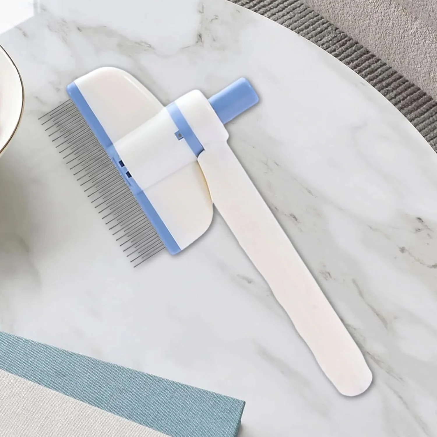 شانه گربه | برس موی سگ چرخشی، برس حیوانات خانگی دندانه ریز حرفه ای برای مراقبت از فصل ریزش موی بچه گربه، توله سگ و خرگوش در داخل خانه شانه گربه | برس موی سگ چرخشی، برس حیوانات خانگی دندانه ریز حرفه ای برای مراقبت از فصل ریزش موی بچه گربه، توله سگ و خرگوش در داخل خانه