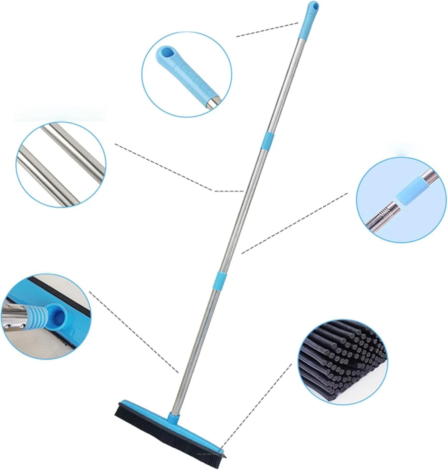 جارو فرش، چنگک موی فرش دسته بلند، پاک کننده پرز، چنگک ارگونومیک سنگین برای داخل و خارج از منزل، خوابگاه، آشپزخانه، آپارتمان، کلاس درس، خانه جارو فرش، چنگک موی فرش دسته بلند، پاک کننده پرز، چنگک ارگونومیک سنگین برای داخل و خارج از منزل، خوابگاه، آشپزخانه، آپارتمان، کلاس درس، خانه