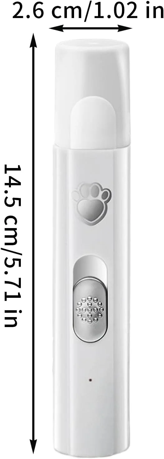 سوهان برقی ناخن سگ، دستگاه پیرایش ناخن توله سگ با قابلیت شارژ USB - دستگاه سنگ زنی ناخن حیوانات خانگی برقی 2 سرعته با باتری 500 میلی آمپر ساعتی برای بچه گربه، توله سگ کوچک، بزرگ و متوسط سوهان برقی ناخن سگ، دستگاه پیرایش ناخن توله سگ با قابلیت شارژ USB - دستگاه سنگ زنی ناخن حیوانات خانگی برقی 2 سرعته با باتری 500 میلی آمپر ساعتی برای بچه گربه، توله سگ کوچک، بزرگ و متوسط