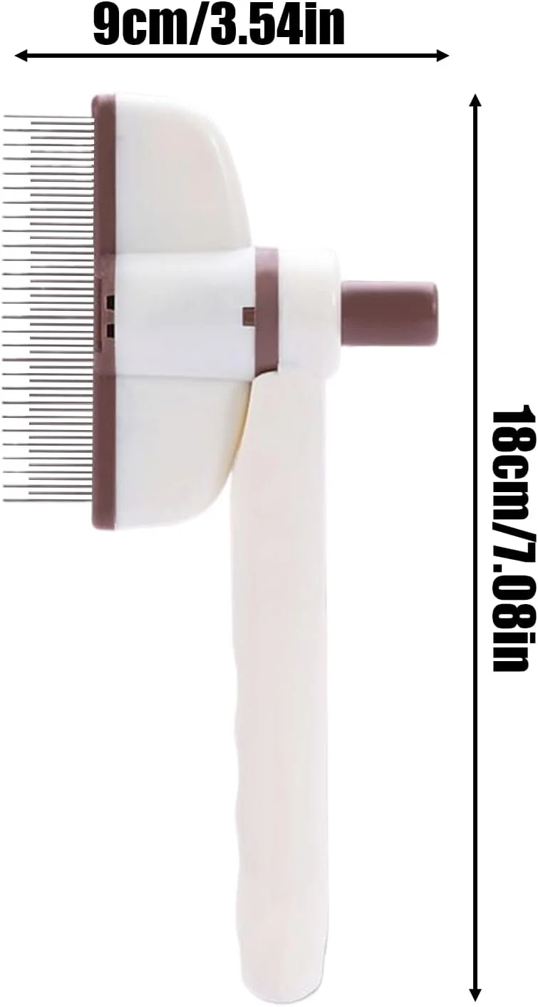 شانه گربه - شانه موی گربه چرخشی - برس حیوانات خانگی دندانه ریز حرفه ای برای مراقبت از فصل ریزش موی بچه گربه، توله سگ و خرگوش در داخل خانه شانه گربه - شانه موی گربه چرخشی - برس حیوانات خانگی دندانه ریز حرفه ای برای مراقبت از فصل ریزش موی بچه گربه، توله سگ و خرگوش در داخل خانه