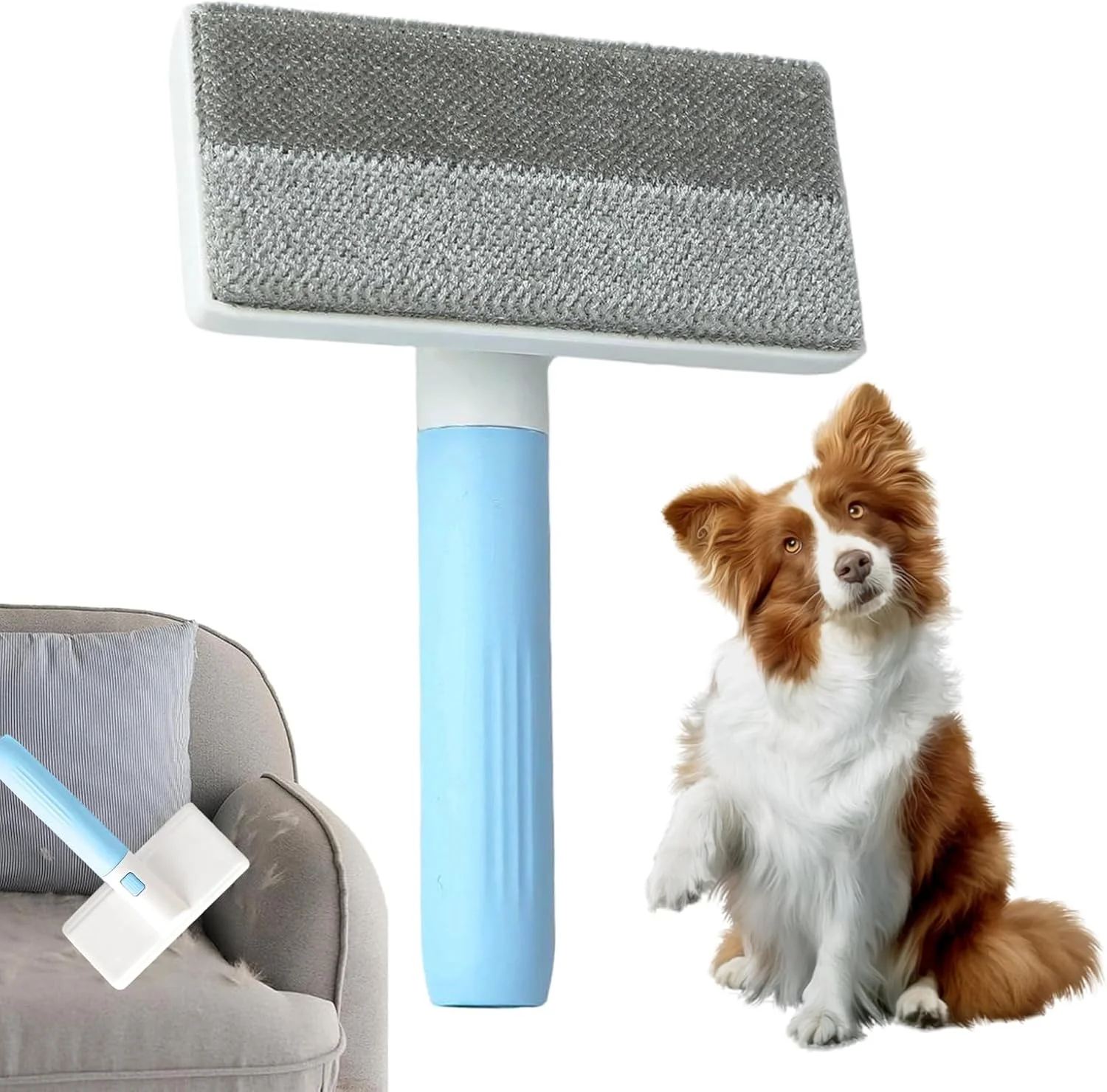 از بین برنده موی حیوانات خانگی | ابزار پرزگیر با دسته جداشدنی - برس پرزگیر - برای مبلمان سگ و گربه، مبل، فرش، پتو، پرده - بالش از بین برنده موی حیوانات خانگی | ابزار پرزگیر با دسته جداشدنی - برس پرزگیر - برای مبلمان سگ و گربه، مبل، فرش، پتو، پرده - بالش