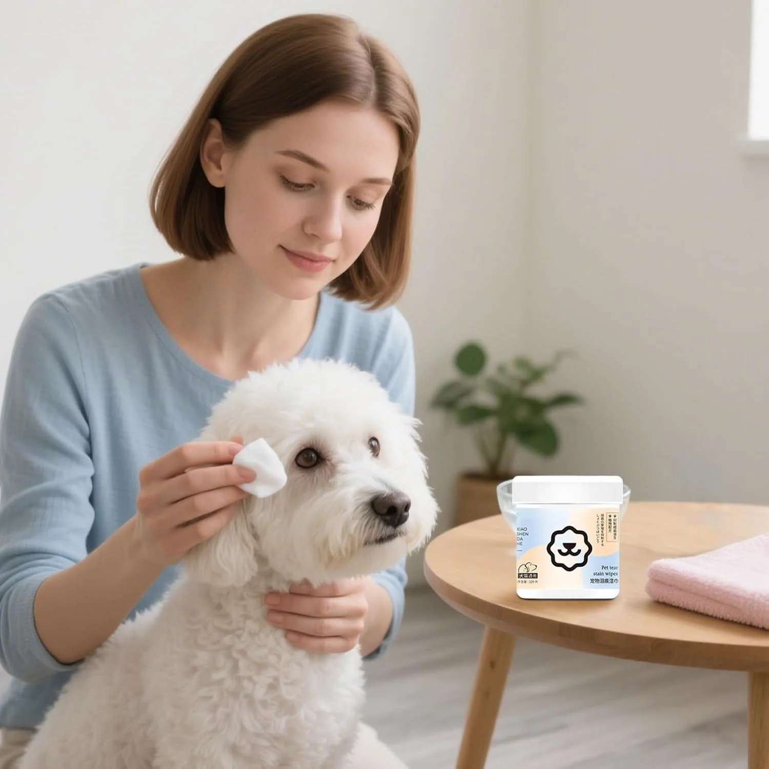 دستمال مرطوب پاک کننده چشم سگ - دستمال مرطوب ایمن برای گوش گربه | لوازم مراقبت از چشم نرم سگ برای توله سگ ها، بچه گربه ها و خرگوش های کوچک، متوسط و بزرگ دستمال مرطوب پاک کننده چشم سگ - دستمال مرطوب ایمن برای گوش گربه | لوازم مراقبت از چشم نرم سگ برای توله سگ ها، بچه گربه ها و خرگوش های کوچک، متوسط و بزرگ