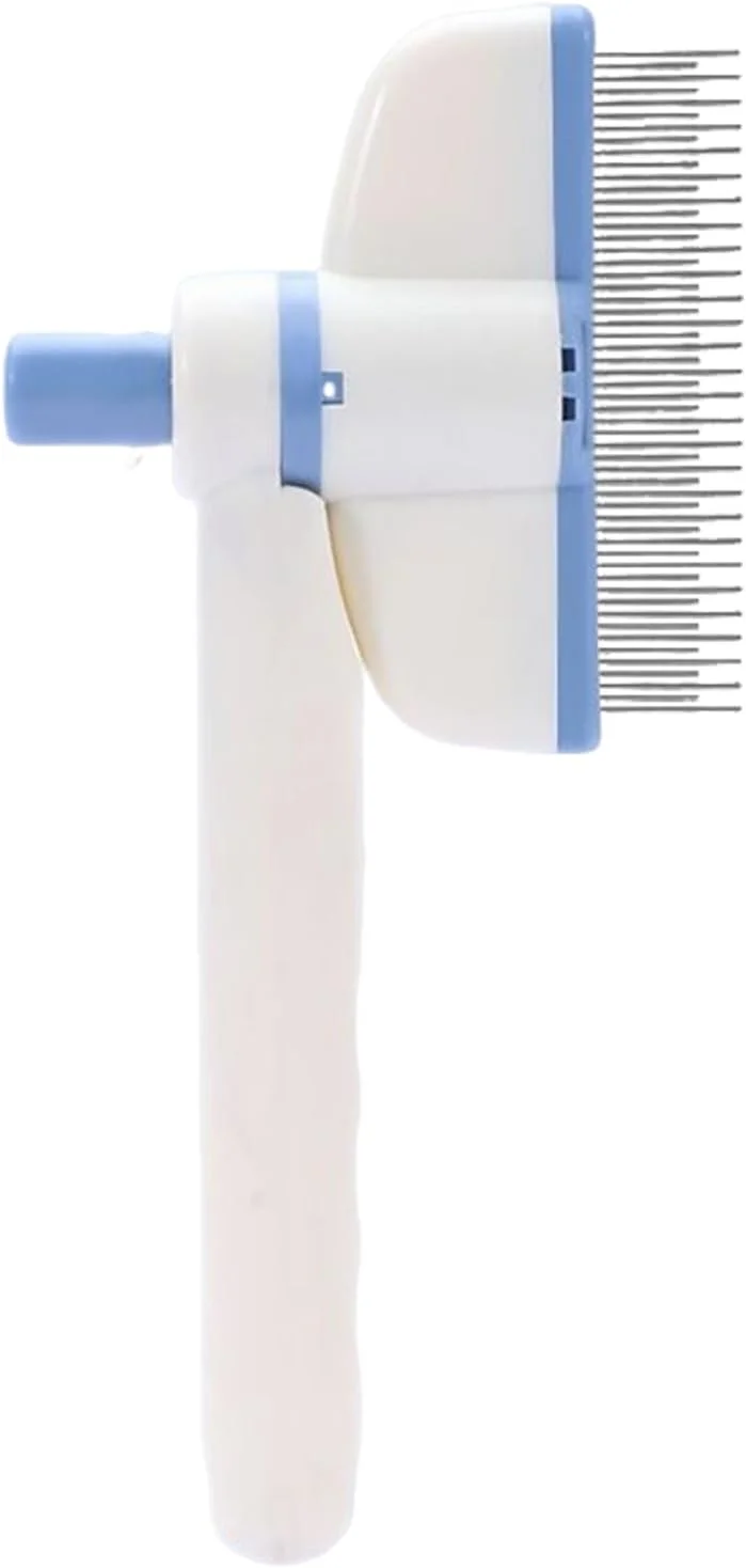 شانه حیوانات خانگی، شانه چرخشی برای سگ ها - برس خود تمیز شونده حیوانات خانگی برای روتین برس زدن روزانه، فصل ریزش مو، توله سگ، بچه گربه، خرگوش شانه حیوانات خانگی، شانه چرخشی برای سگ ها - برس خود تمیز شونده حیوانات خانگی برای روتین برس زدن روزانه، فصل ریزش مو، توله سگ، بچه گربه، خرگوش