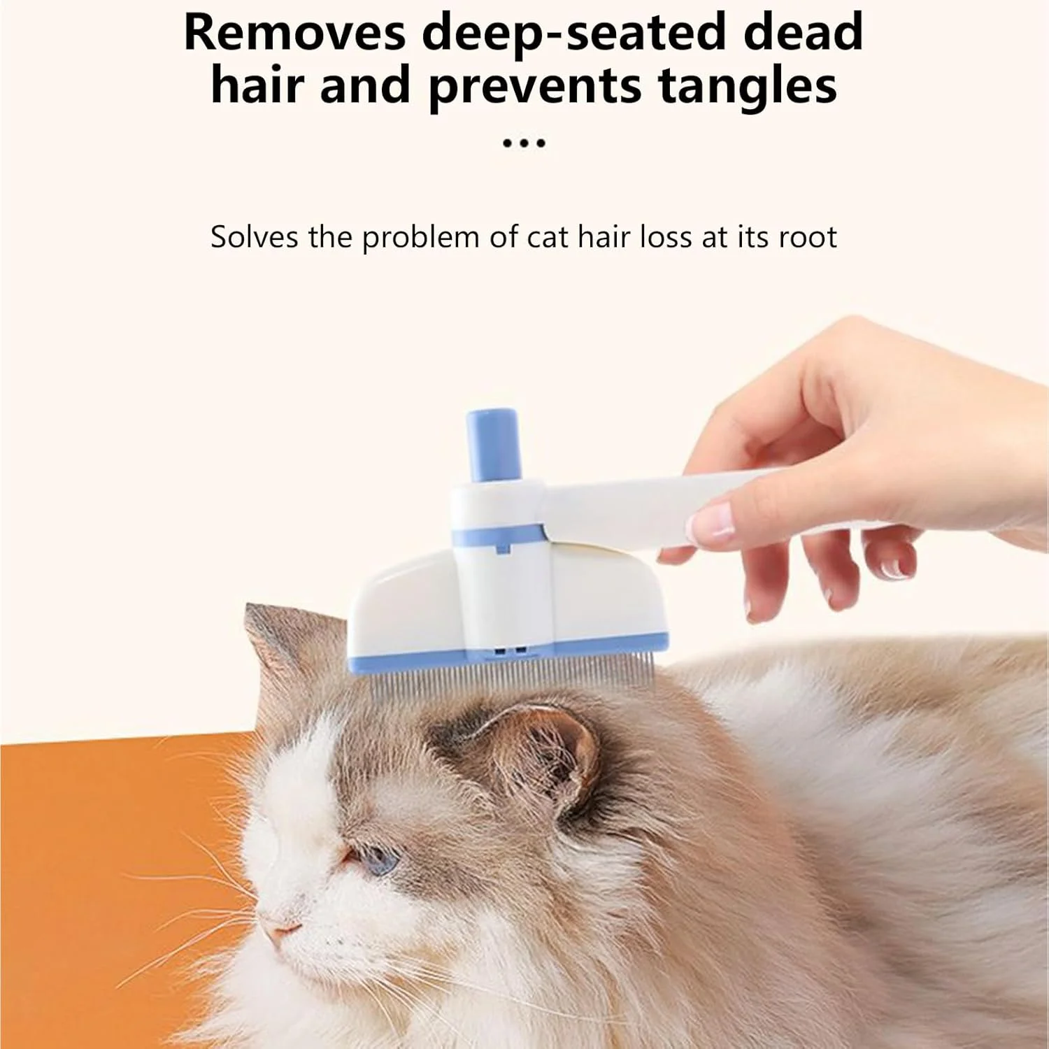 شانه حیوانات خانگی، شانه چرخشی برای سگ ها - برس خود تمیز شونده حیوانات خانگی برای روتین برس زدن روزانه، فصل ریزش مو، توله سگ، بچه گربه، خرگوش شانه حیوانات خانگی، شانه چرخشی برای سگ ها - برس خود تمیز شونده حیوانات خانگی برای روتین برس زدن روزانه، فصل ریزش مو، توله سگ، بچه گربه، خرگوش