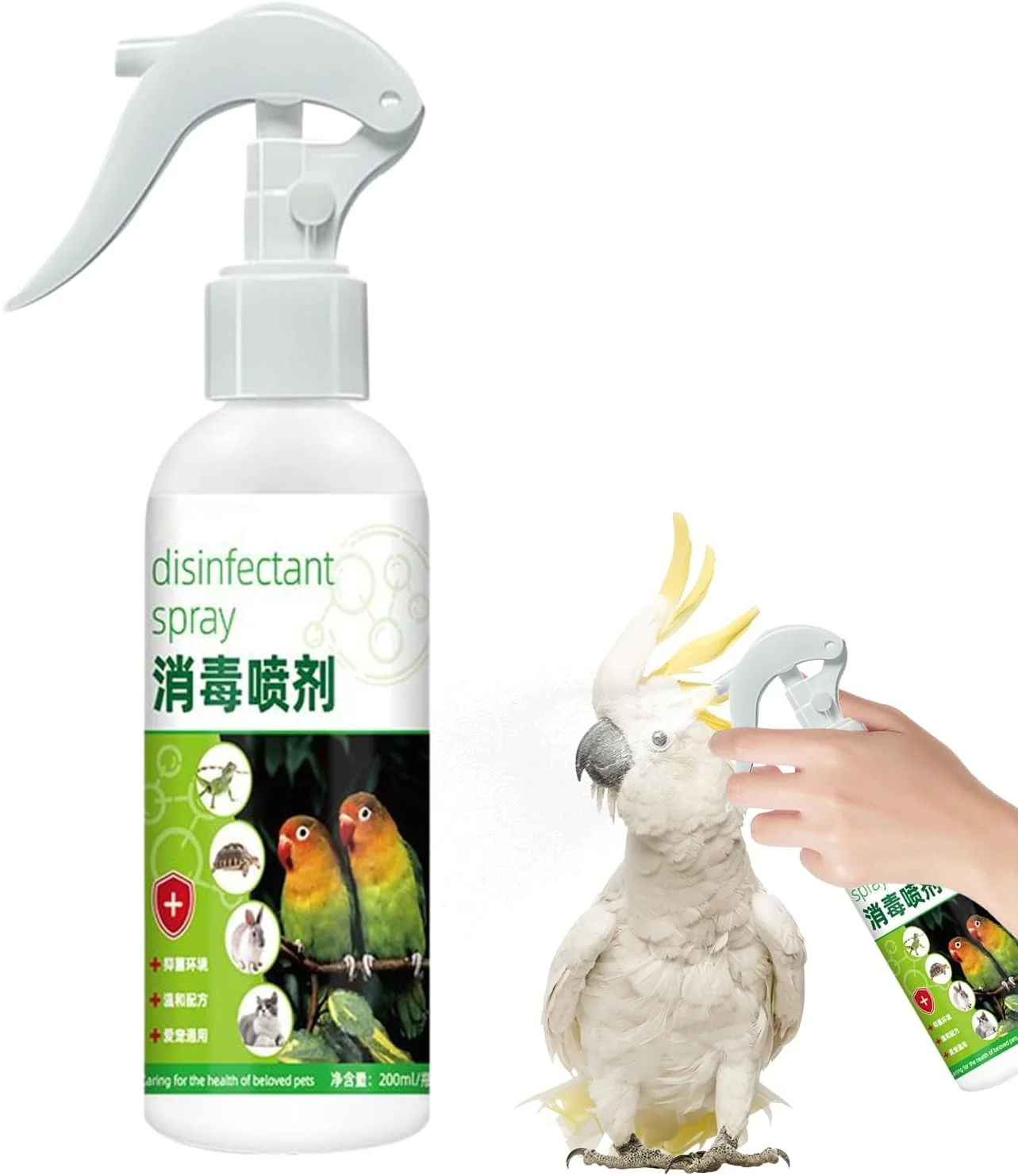 اسپری حیوانات خانگی | مه پاش طراوت بخش 200 میلی لیتری برای نشیمنگاه طوطی - خوشبو کننده ملایم برای نواحی حیوانات خانگی، مناسب بچه گربه، عروس هلندی، قفس طوطی، نشیمنگاه، فرش، کف، بوی ادرار، ظرف غذا و ظرف آب اسپری حیوانات خانگی | مه پاش طراوت بخش 200 میلی لیتری برای نشیمنگاه طوطی - خوشبو کننده ملایم برای نواحی حیوانات خانگی، مناسب بچه گربه، عروس هلندی، قفس طوطی، نشیمنگاه، فرش، کف، بوی ادرار، ظرف غذا و ظرف آب