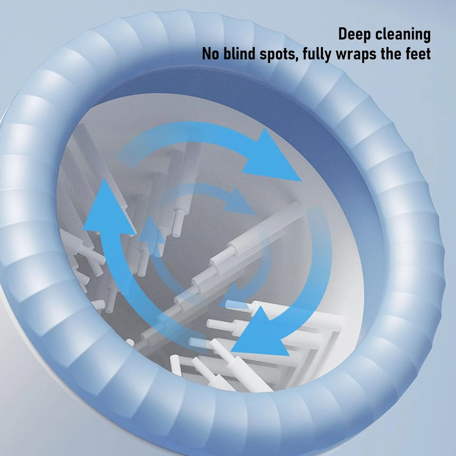 فاکت تمیز کننده پنجه سگ، دستگاه شستشوی پنجه های گلی برقی اتوماتیک قابل حمل با برس های نرم، فنجان تمیز کننده پنجه حیوانات خانگی با قابلیت شارژ USB و استفاده آسان برای سگ ها و گربه های کوچک تا متوسط (آبی)