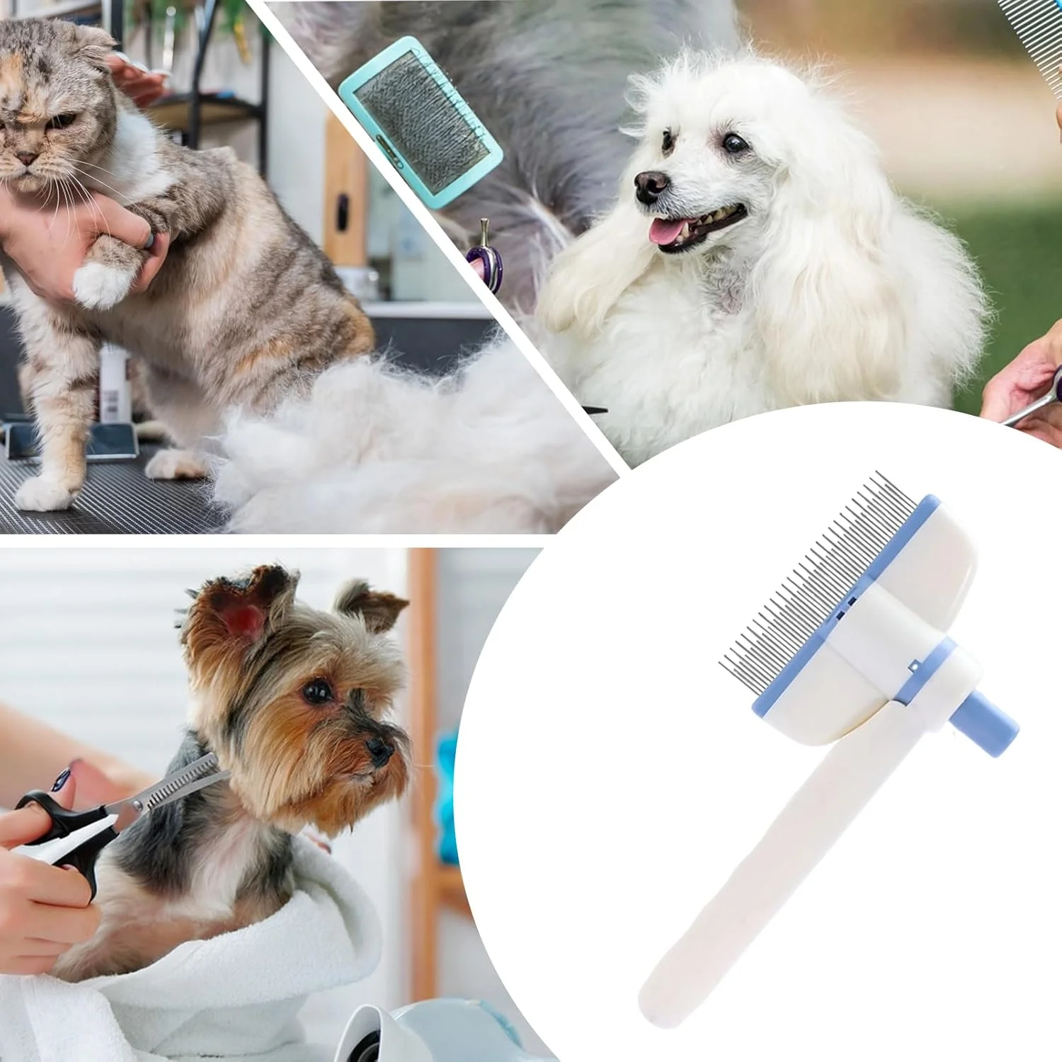 شانه سگ | شانه چرخشی برای سگ ها، برس دندانه ریز، ابزار حذف موی حیوانات خانگی برای روتین برس زدن روزانه، مراقبت از خرگوش در داخل خانه، کلینیک دامپزشکی توله سگ، بچه گربه شانه سگ | شانه چرخشی برای سگ ها، برس دندانه ریز، ابزار حذف موی حیوانات خانگی برای روتین برس زدن روزانه، مراقبت از خرگوش در داخل خانه، کلینیک دامپزشکی توله سگ، بچه گربه