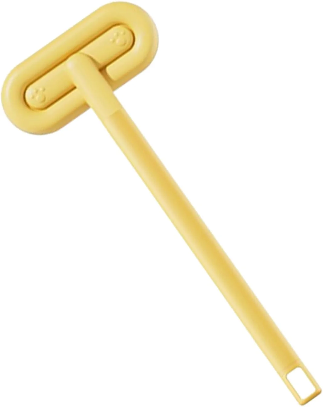 برس جمع‌کننده موی حیوانات مدل Long Handle رنگ زرد سبز