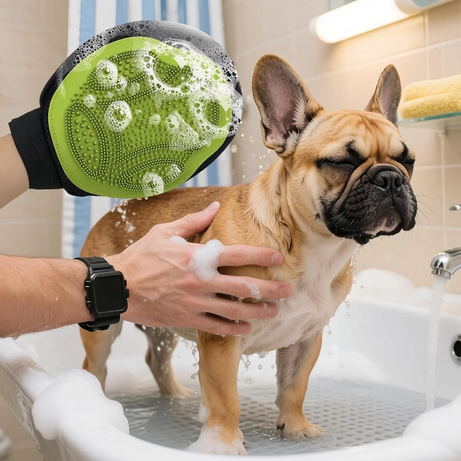 برس شستشوی سگ برای حمام، دستکش نظافت توله سگ، برس تمیز کننده گربه برای خانه، آپارتمان داخلی، فضای باز، حمام، توله سگ ها، بچه گربه ها، استخر شنا، آرایشگرها برس شستشوی سگ برای حمام، دستکش نظافت توله سگ، برس تمیز کننده گربه برای خانه، آپارتمان داخلی، فضای باز، حمام، توله سگ ها، بچه گربه ها، استخر شنا، آرایشگرها