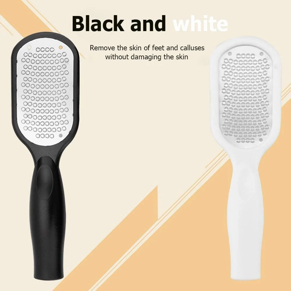 سوهان پا zlw-shop، ابزار پدیکور و مراقبت از پا، ساخته شده از استیل ضد زنگ 304، از بین برنده پوست مرده و پینه، رنده پای قابل حمل (رنگ: B)