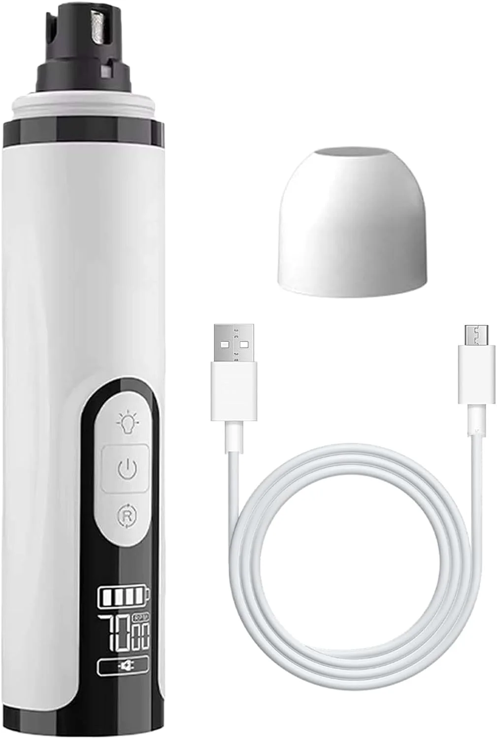 سوهان ناخن حیوانات خانگی 3 سرعته - سوهان ناخن برقی قابل شارژ حیوانات خانگی، ابزار اصلاح ناخن سگ با چراغ LED برای پدیکور و مانیکور ناخن توله سگ، بچه گربه و گربه در خانه سوهان ناخن حیوانات خانگی 3 سرعته - سوهان ناخن برقی قابل شارژ حیوانات خانگی، ابزار اصلاح ناخن سگ با چراغ LED برای پدیکور و مانیکور ناخن توله سگ، بچه گربه و گربه در خانه