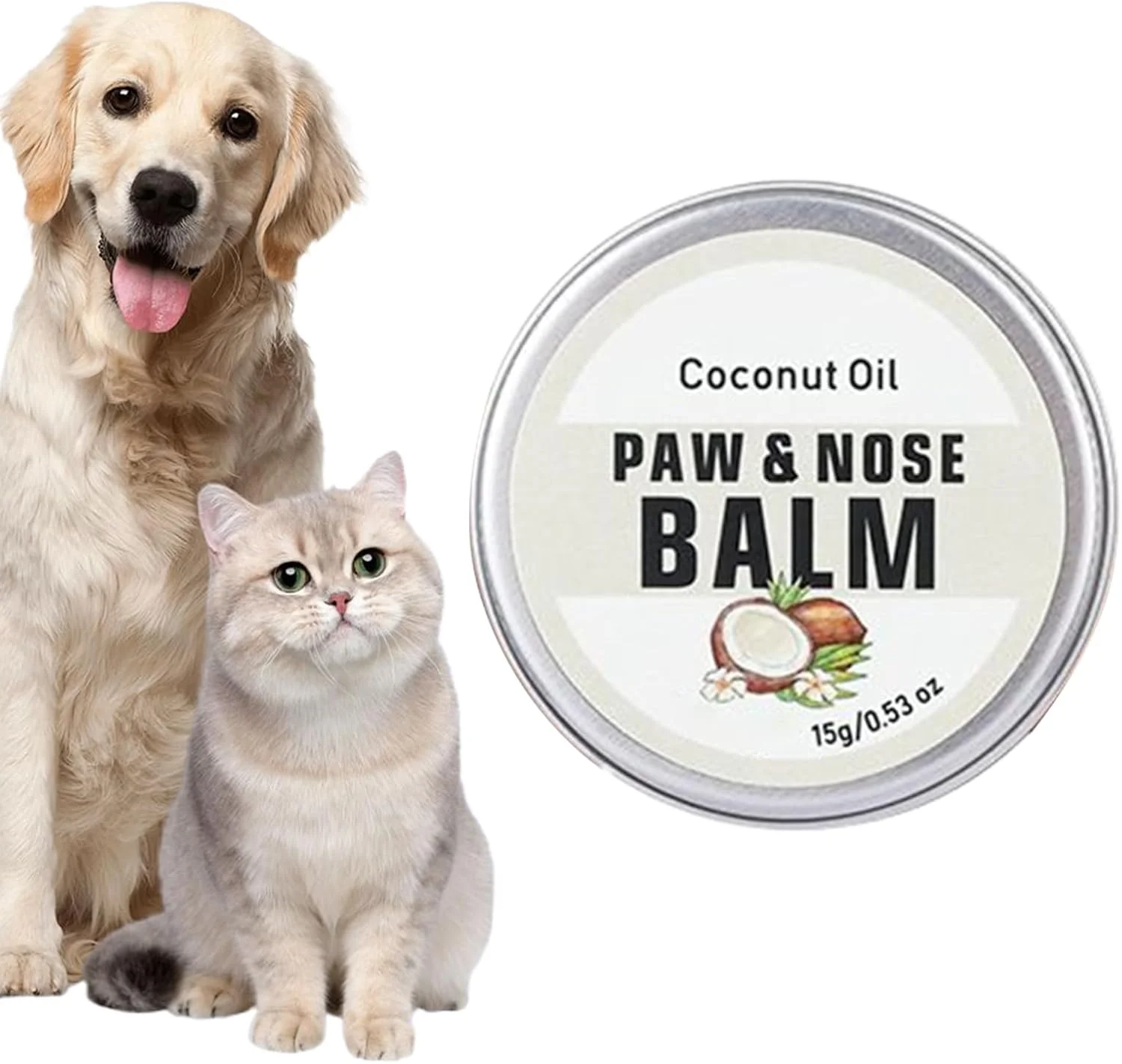 بالم پنجه سگ، مرهم مراقبت از پوزه توله سگ | کرم بالم تسکین دهنده و مرطوب کننده برای پنجه پا، بینی سگ، پوست خشک و ترک خورده گربه بالم پنجه سگ، مرهم مراقبت از پوزه توله سگ | کرم بالم تسکین دهنده و مرطوب کننده برای پنجه پا، بینی سگ، پوست خشک و ترک خورده گربه