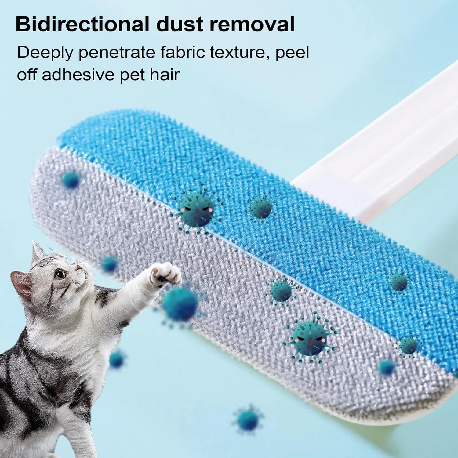Pet Hair Removal Tool, Long Handle Washable Lint Cleaner Dog and Cat Hair, Carpet Stripping Comb Reusable Lint Cleaner for Window Couch Furniture Clothes Rug Tiles Bed Sheets Bedroom Pet Hair Removal Tool, Long Handle Washable Lint Cleaner Dog and Cat Hair, Carpet Stripping Comb Reusable Lint Cleaner for Window Couch Furniture Clothes Rug Tiles Bed Sheets Bedroom