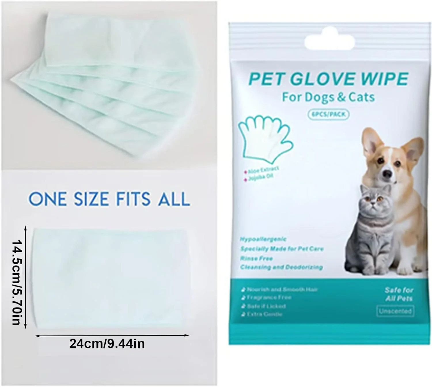 Pet Glove Wipes for Dogs | 3-Piece Dog Deodorizing Wipes Washing Gloves - Portable Cleaning Mittens Pet Supplies for Daily Maintenance Body Hair Face Eye Paw Ear Kitten Bathing Pet Glove Wipes for Dogs | 3-Piece Dog Deodorizing Wipes Washing Gloves - Portable Cleaning Mittens Pet Supplies for Daily Maintenance Body Hair Face Eye Paw Ear Kitten Bathing