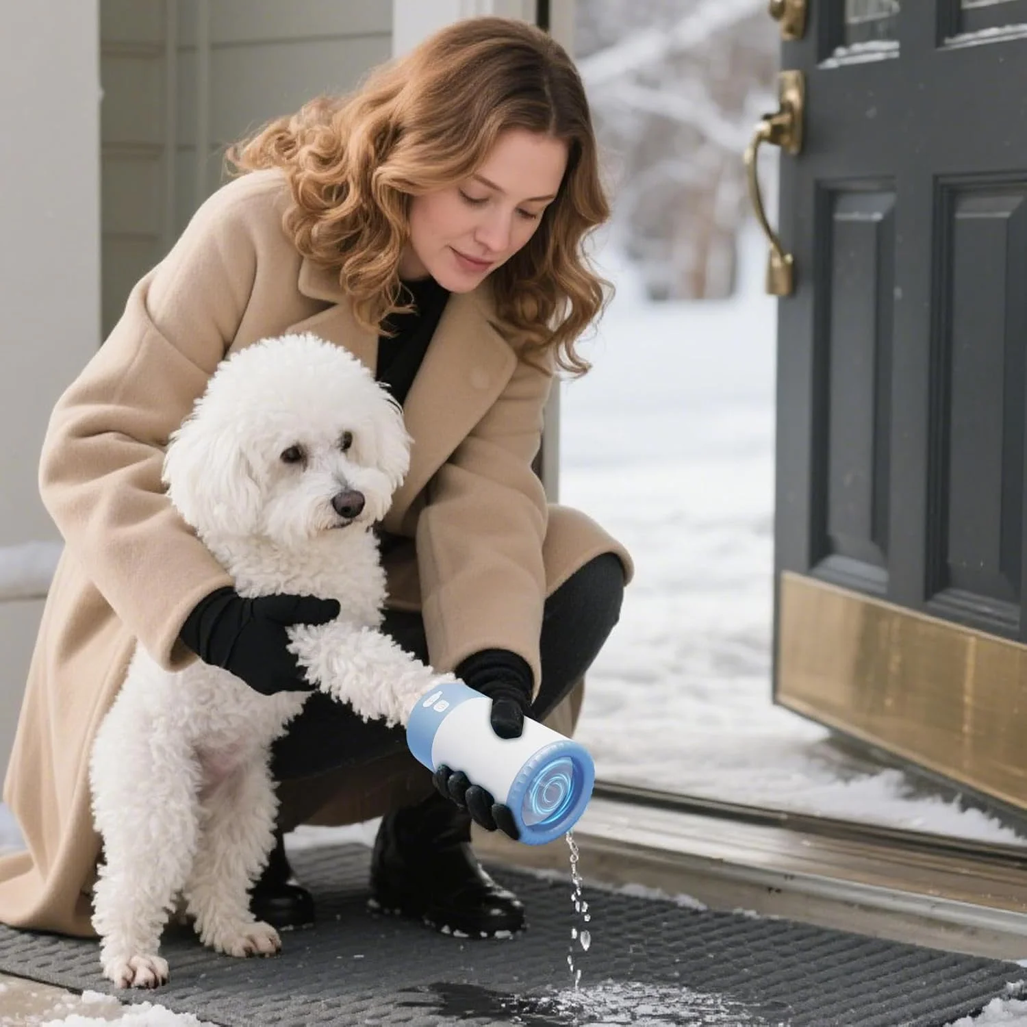 Dog Foot Washer | Automatic Washer for Dog Foot,Electric Puppy Paw Cleaning Tool for Kittens Pets Walking Garden Lawn Backyard Home