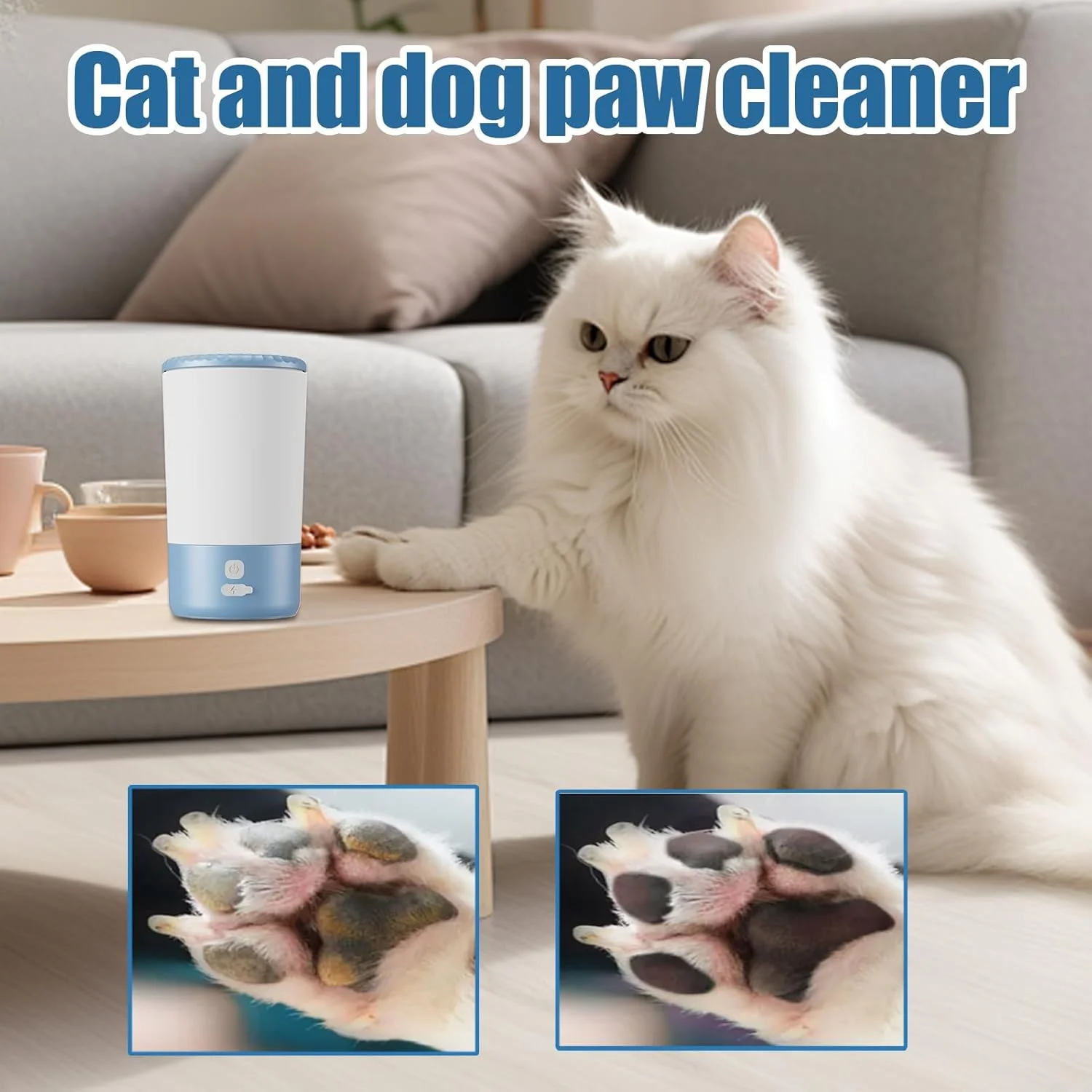 Dog Foot Washer | Automatic Washer for Dog Foot,Electric Puppy Paw Cleaning Tool for Kittens Pets Walking Garden Lawn Backyard Home